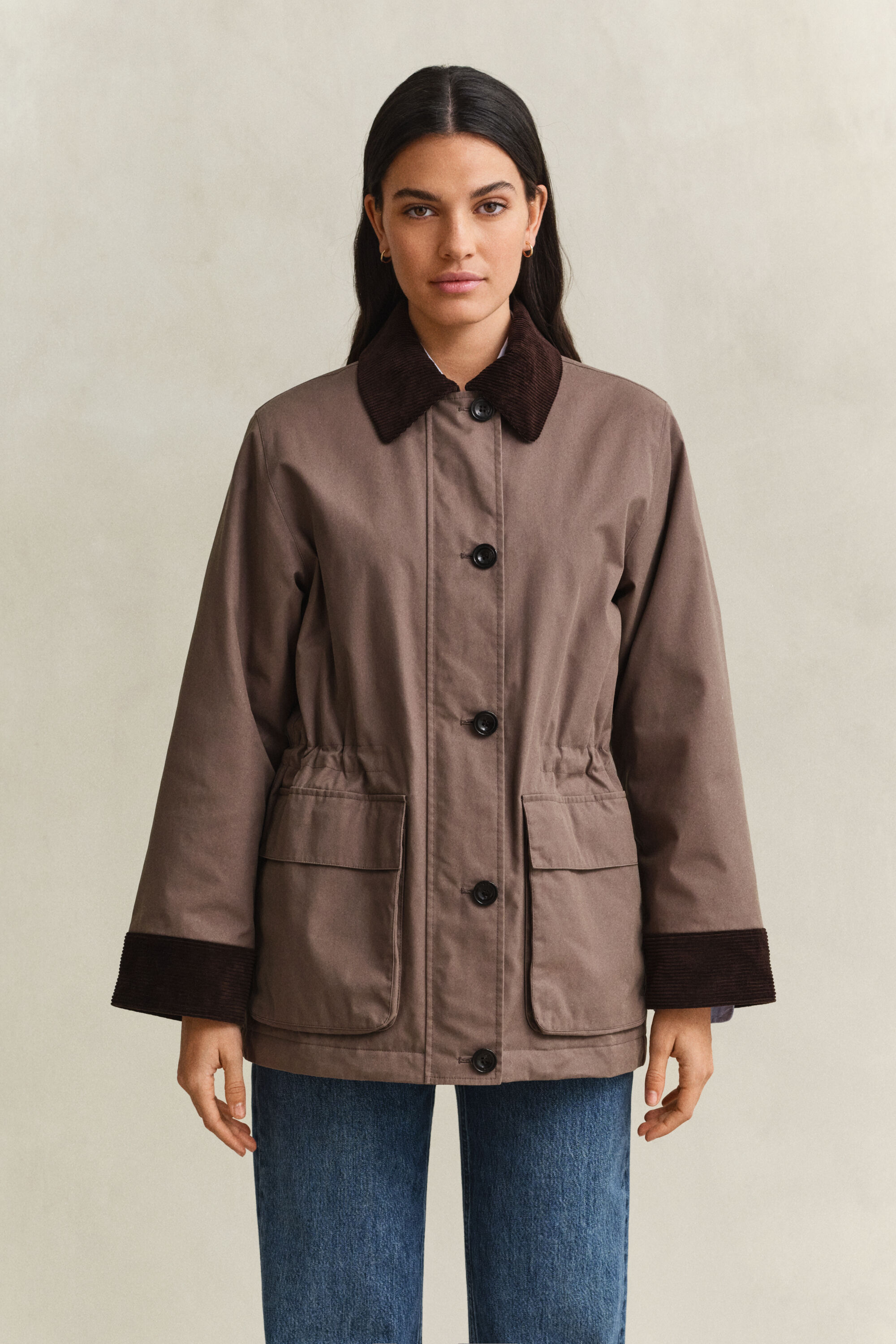 Gewachste Barn Jacke