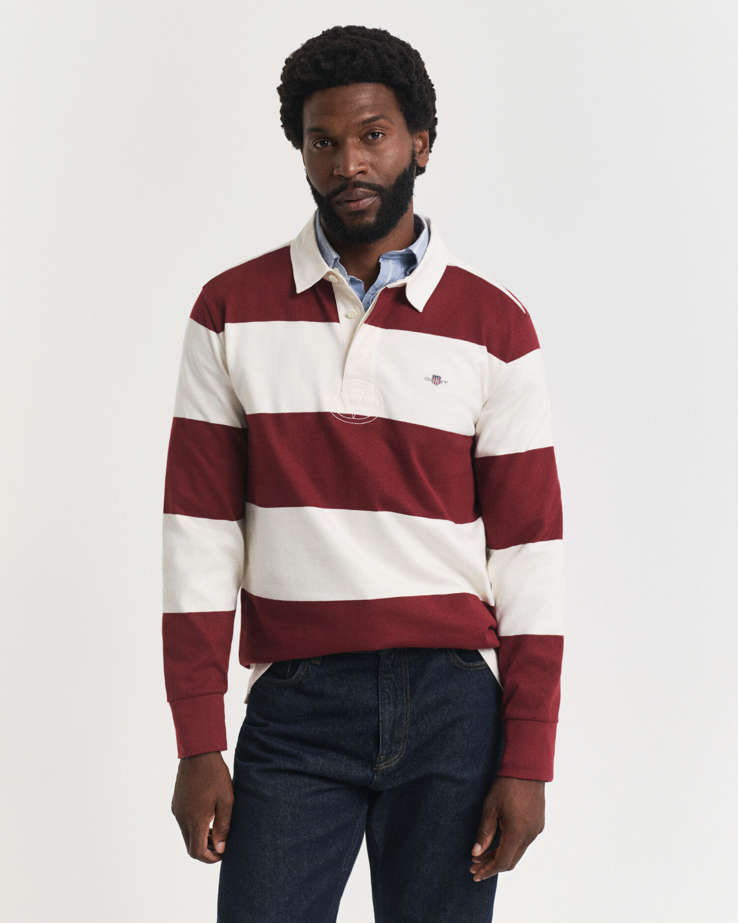 Heavy Rugger mit Blockstreifen