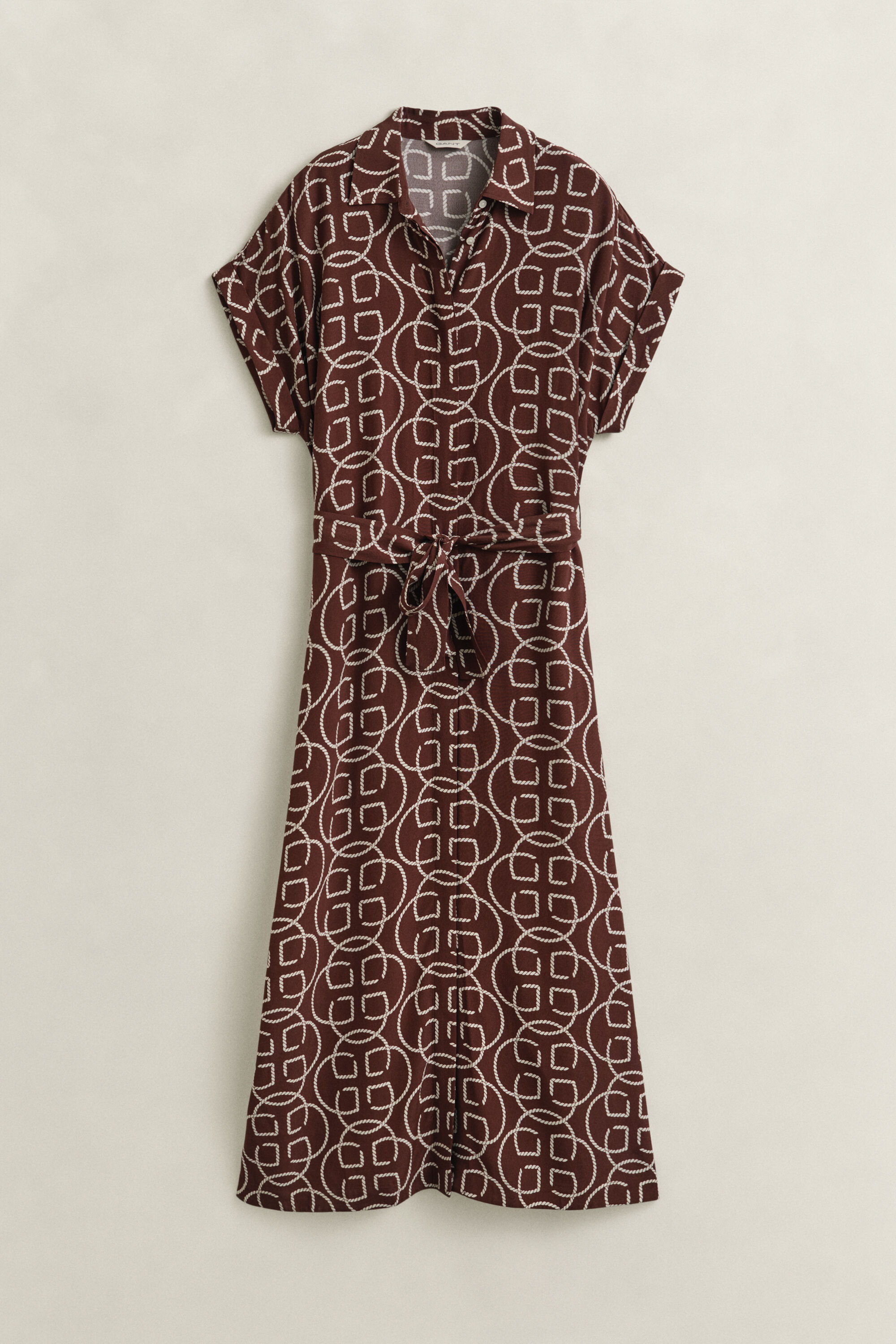 Monogram Kleid mit Flügelärmeln