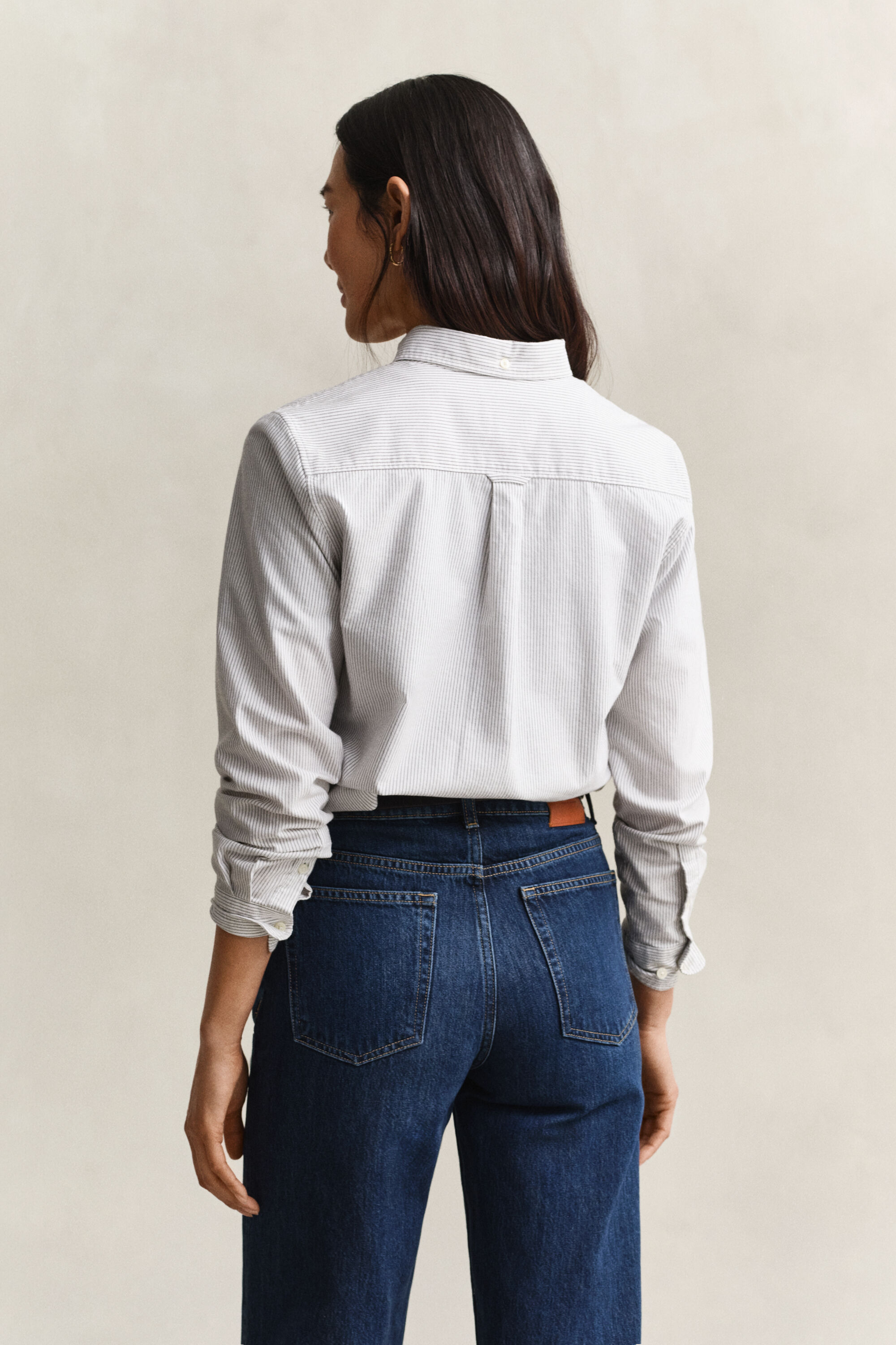 Classic Oxford-Bluse mit Streifen