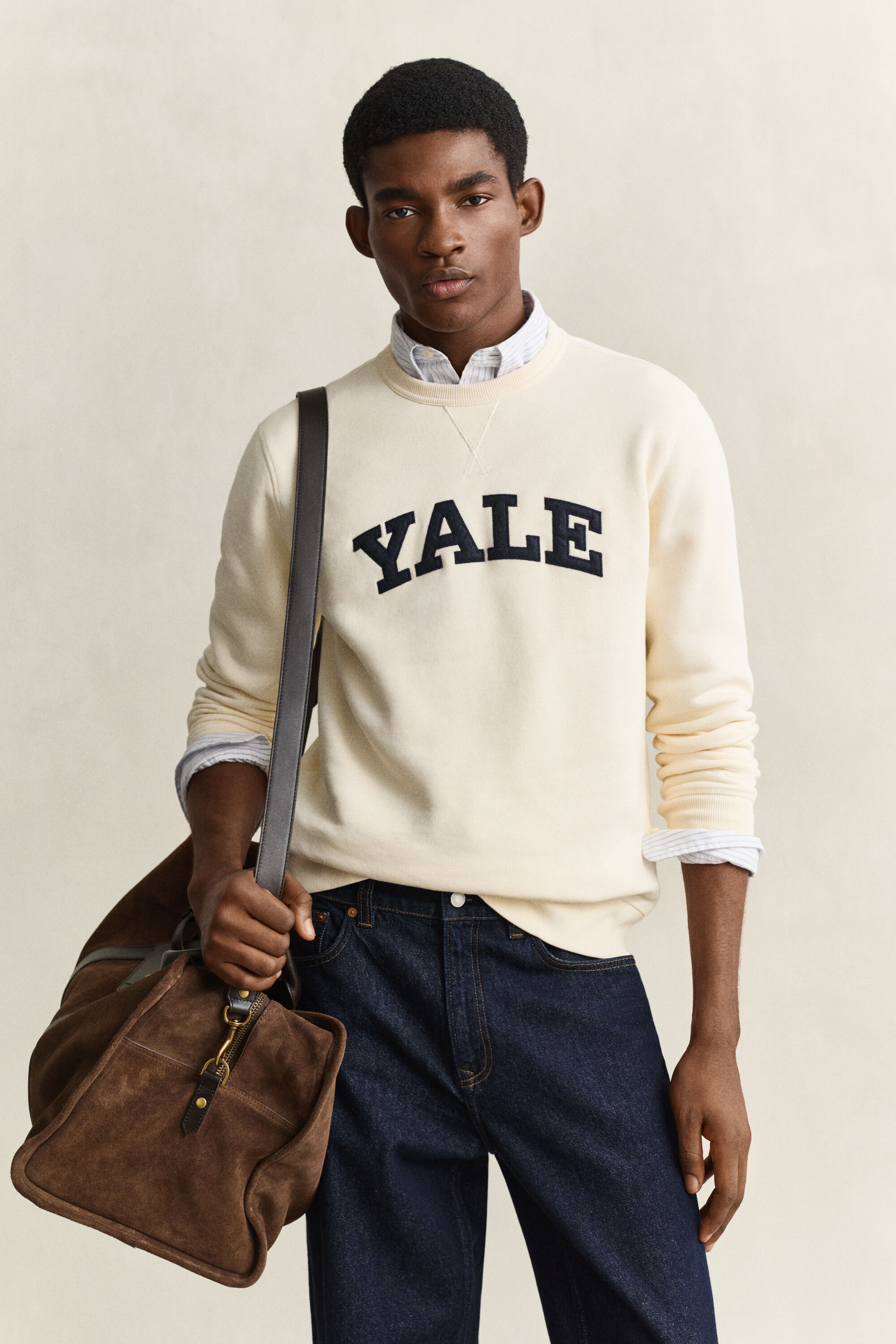 Gant x Yale Rundhals-Sweatshirt