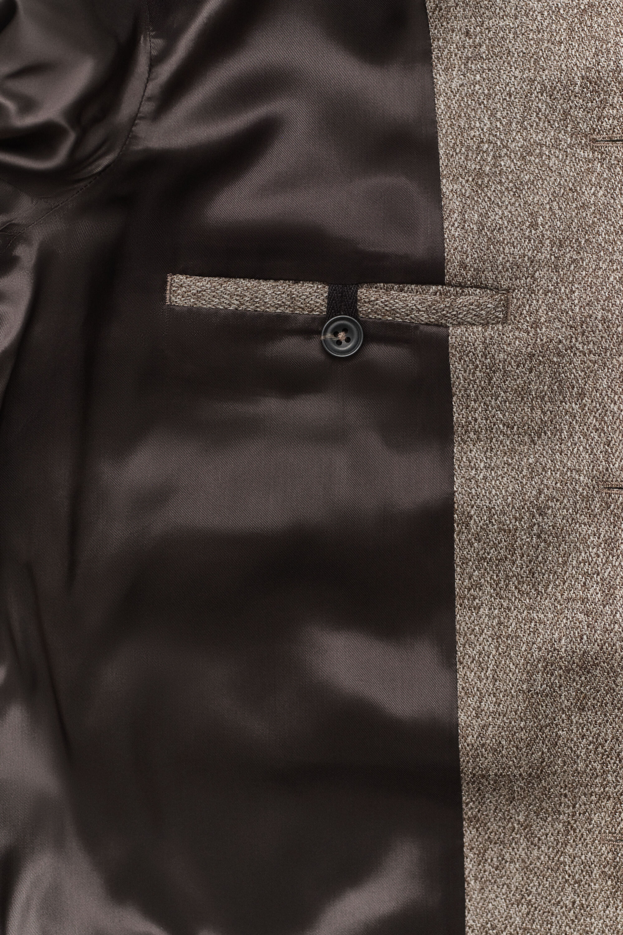 Wolljacke aus Melange-Garn