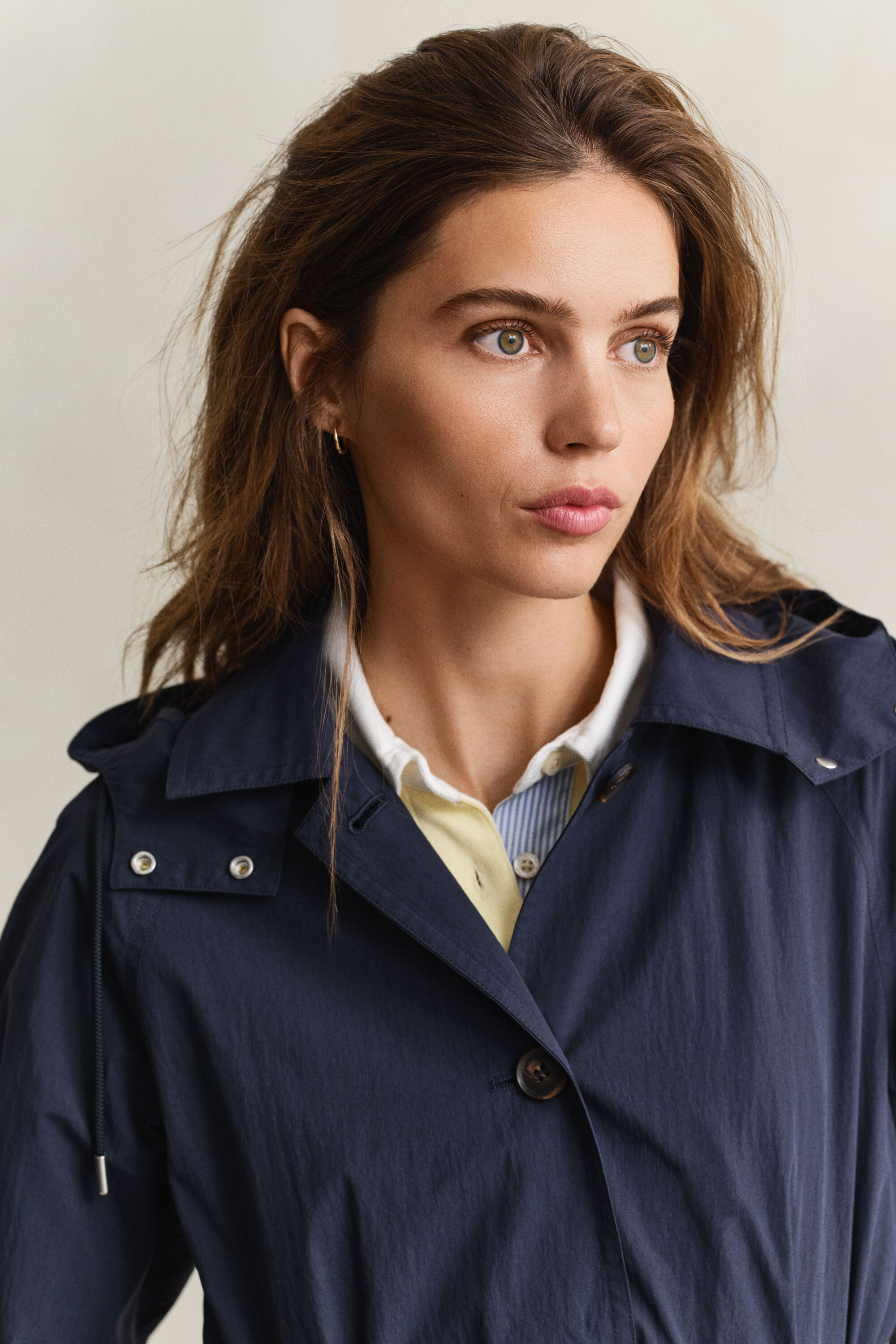 Windmantel mit Gürtel