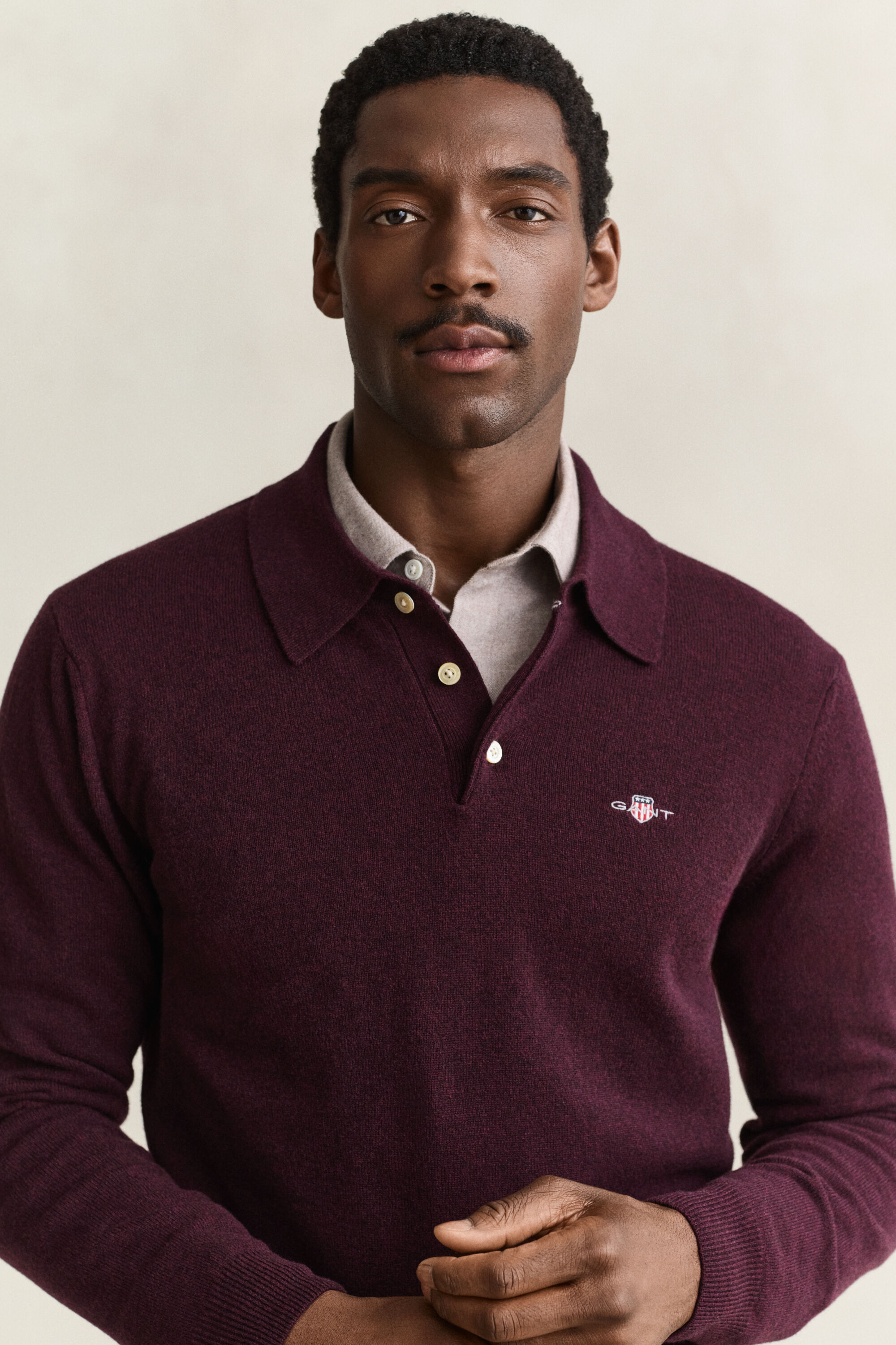 Superfine Lambswool Polopullover