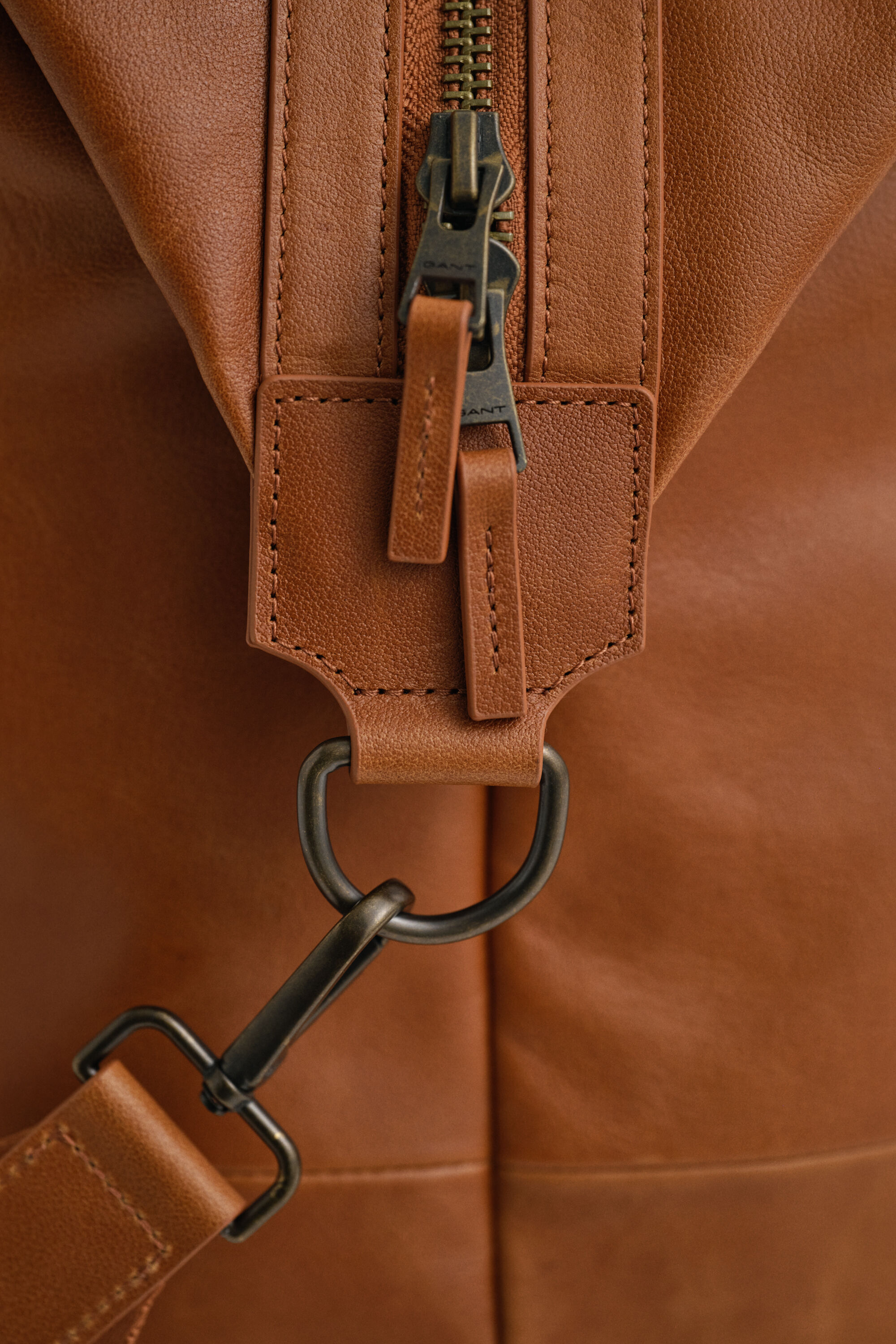 Duffel Bag aus Leder