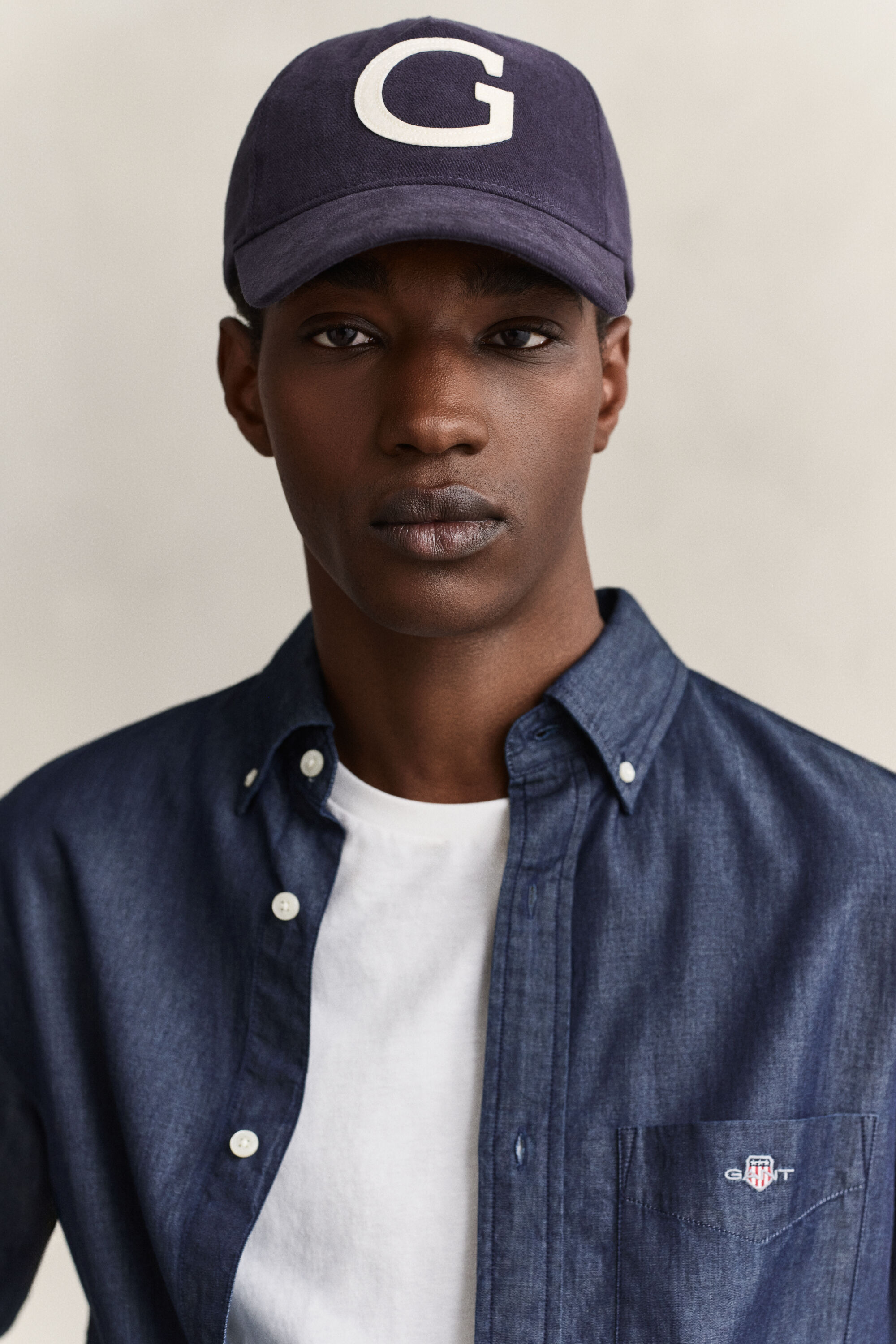Regular Fit Indigo Hemd