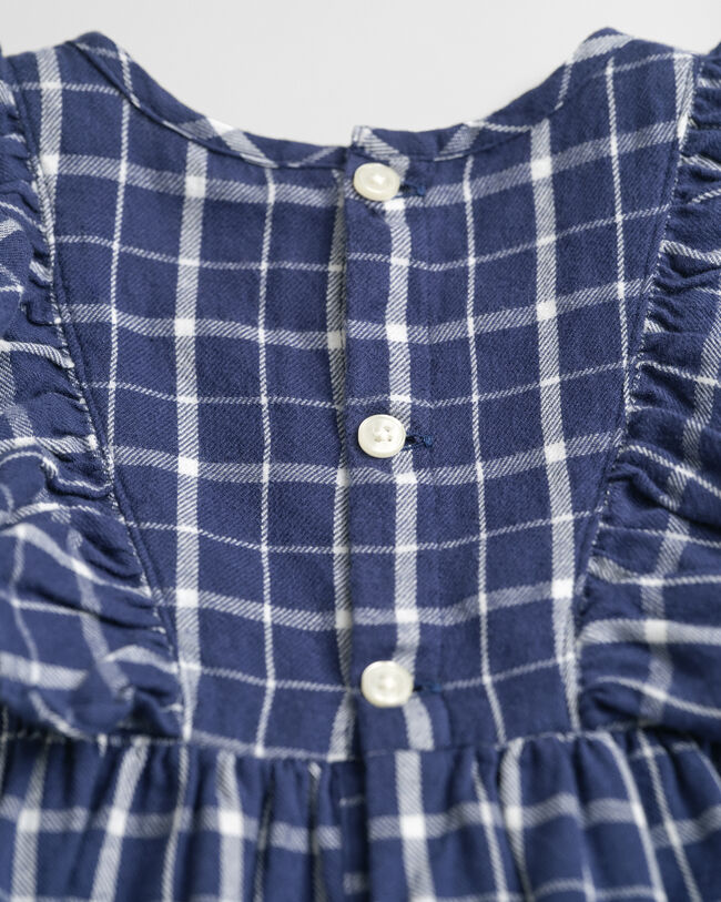 Baby Girls Flanell R&uuml;schenkleid mit Karomuster
