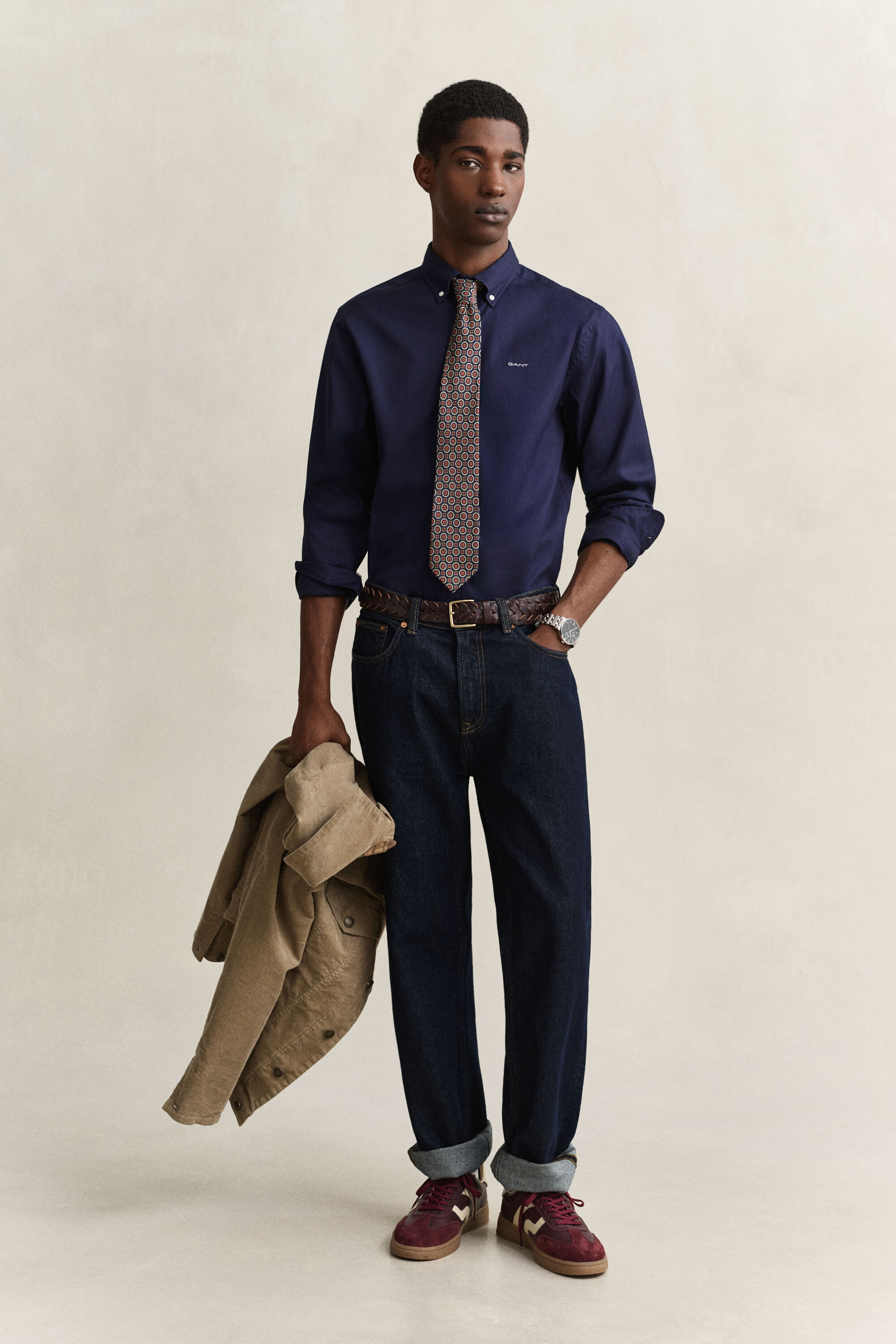 Regular Fit Pinpoint Oxford-Hemd