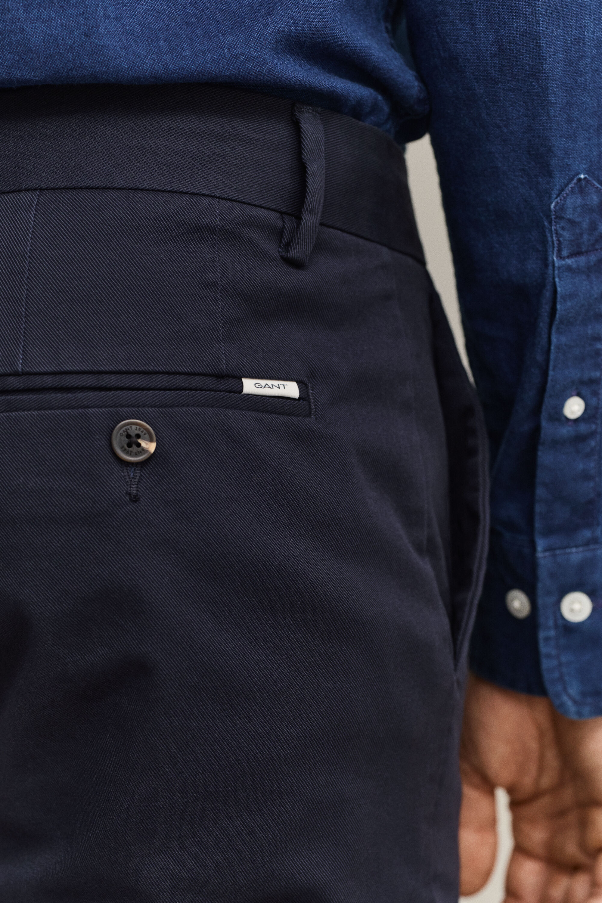 Elegante Slim Fit Chinohose