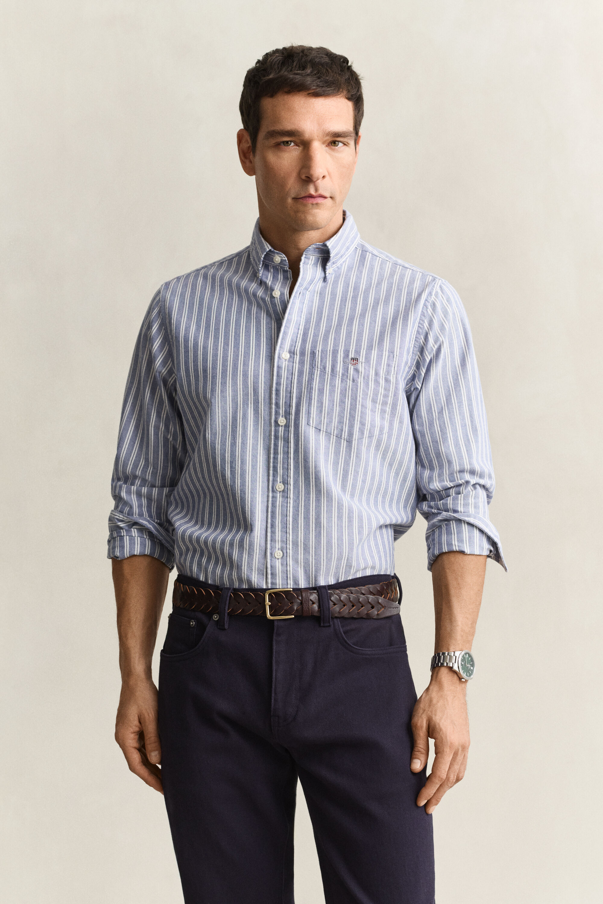 Classic Oxford-Hemd mit Streifen