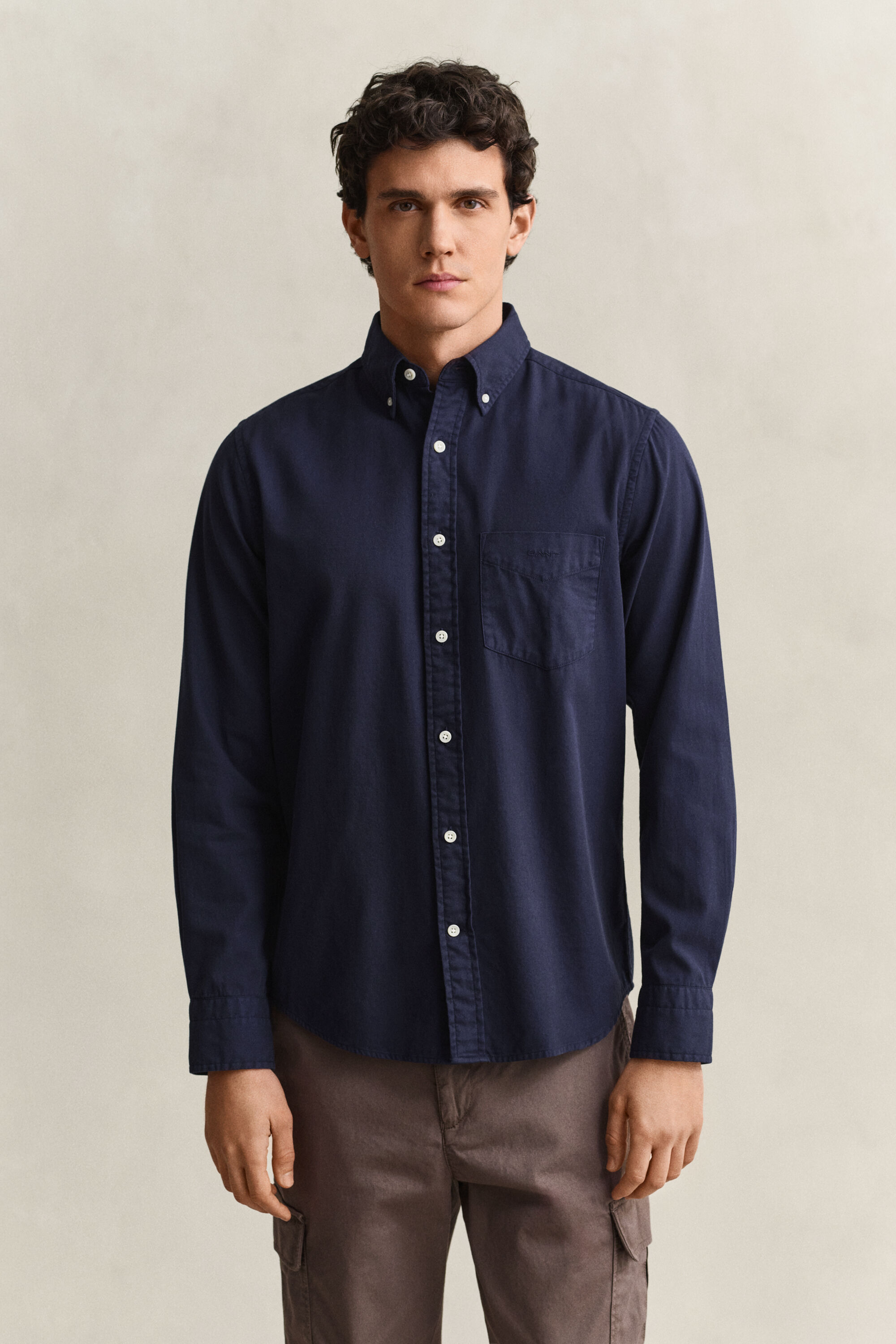 Regular Fit Twillhemd