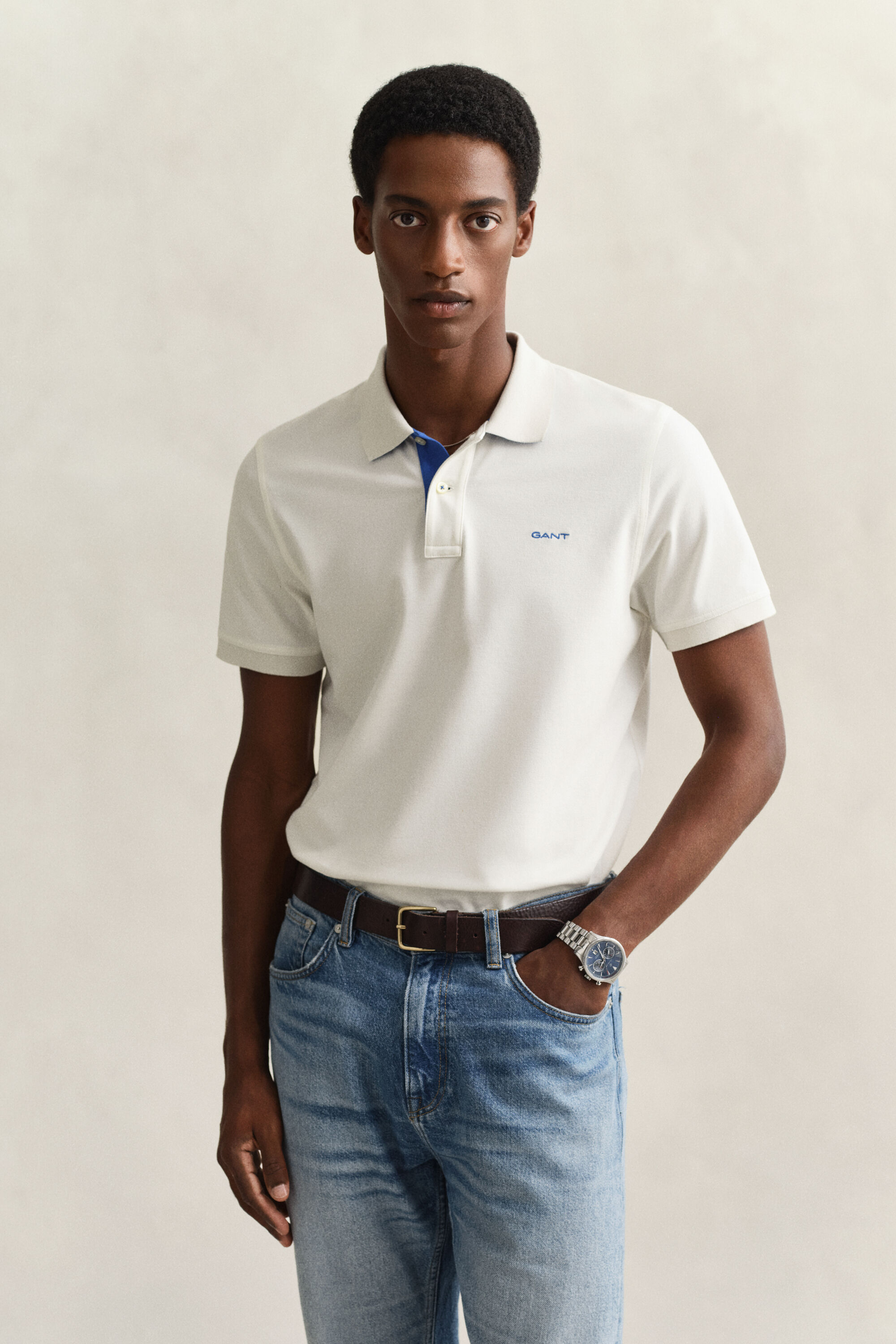 Kontrast Piqué Poloshirt
