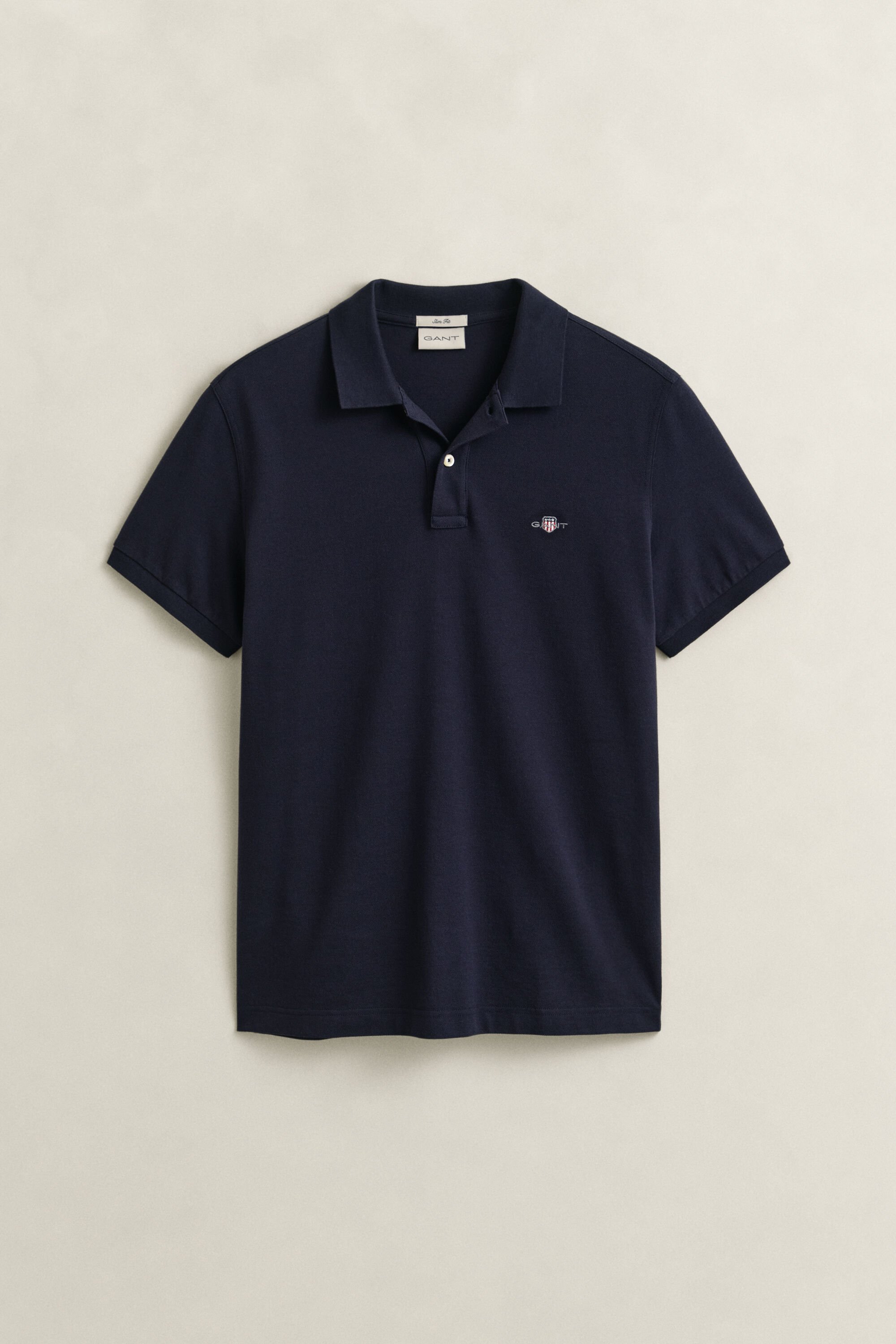 Slim Fit Archive Shield Piqué Poloshirt