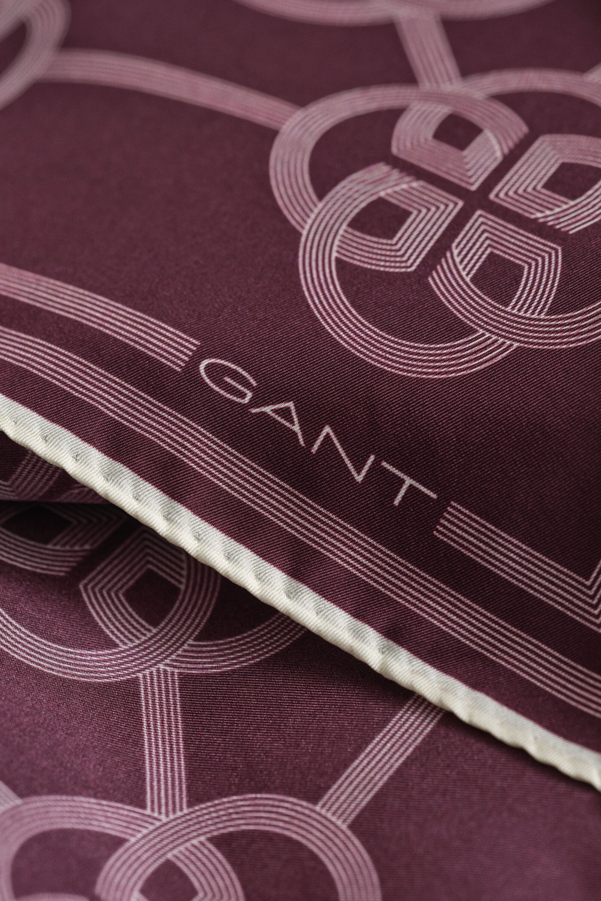 Monogram Seidentuch mit Print