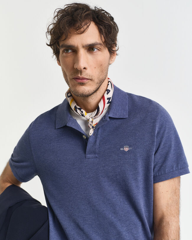 Regular Fit Shield Piqu&eacute; Poloshirt
