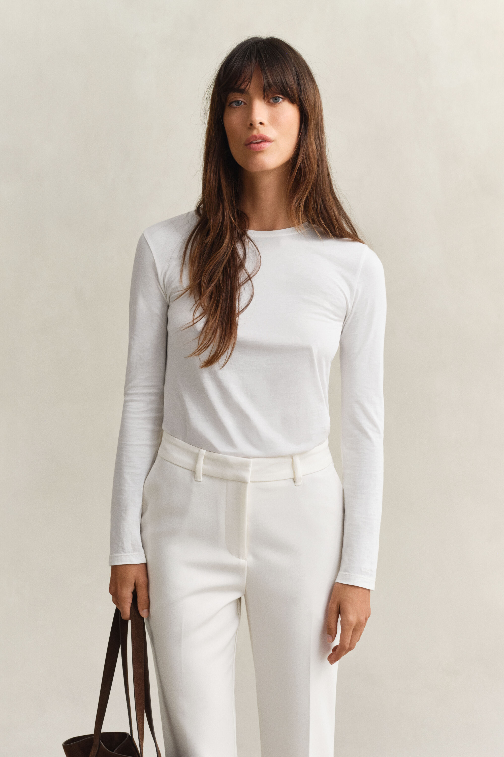 Langarm-Shirt aus Baumwolle