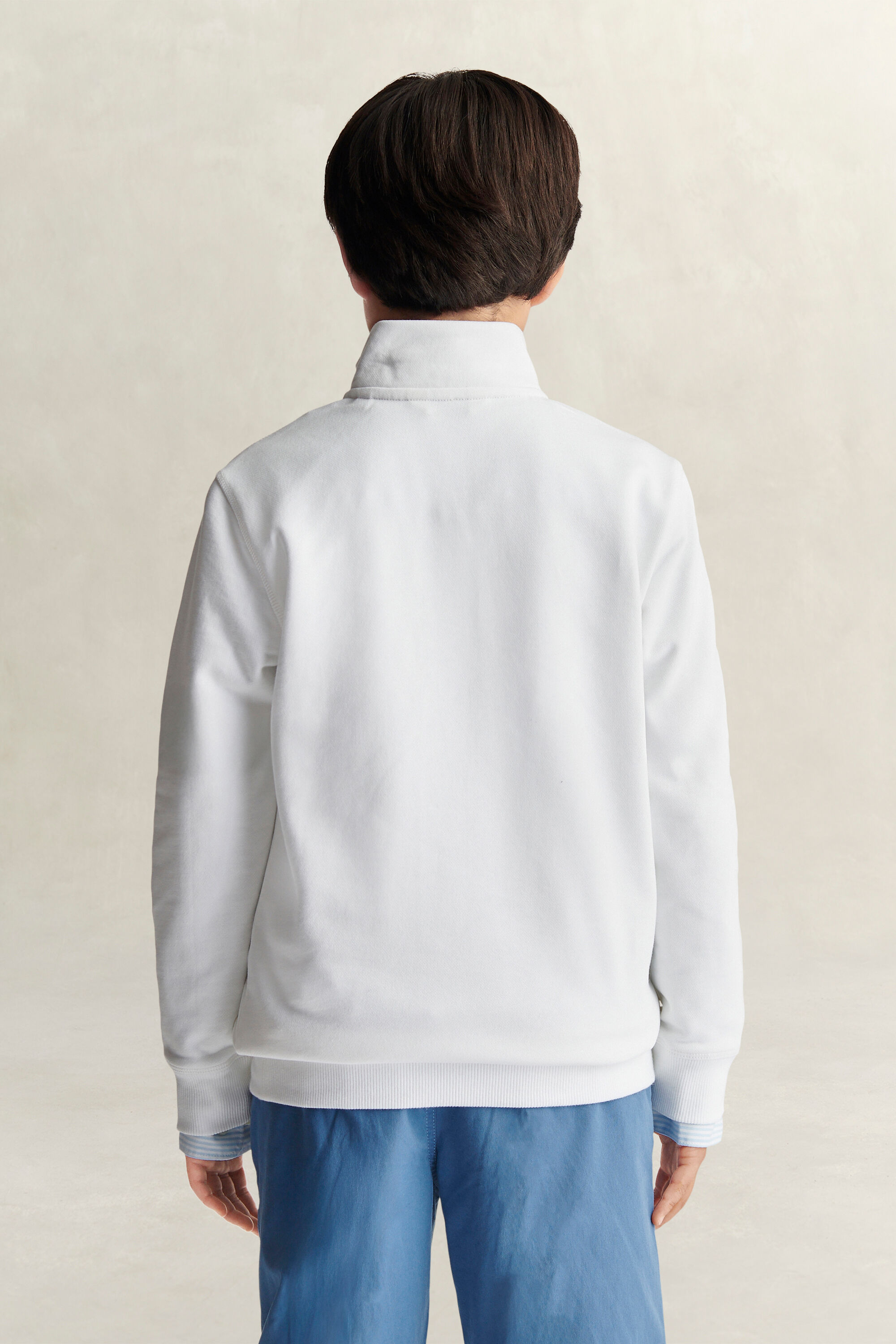 Teen Boys Sweatshirt mit Reißverschlusskragen