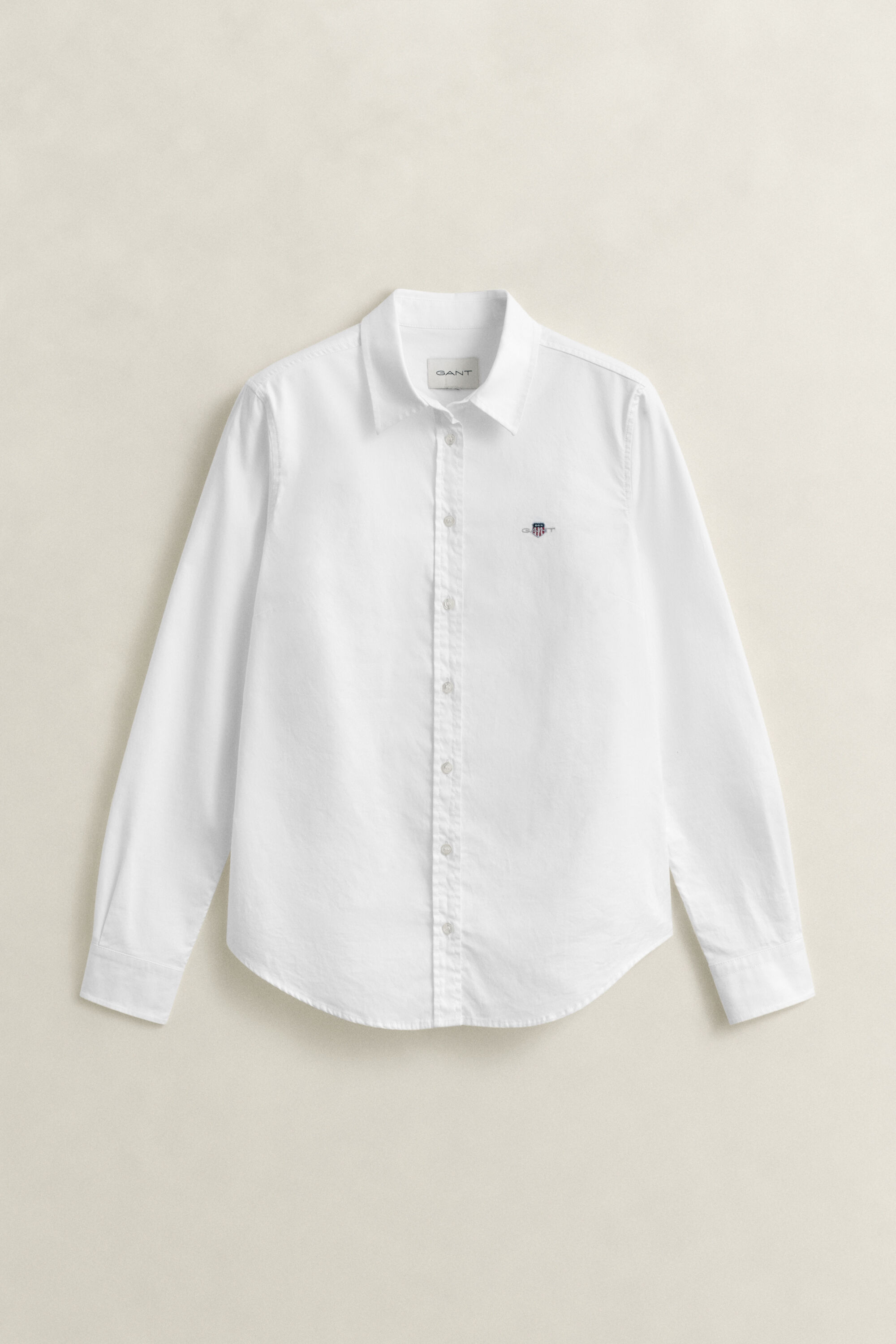 Stretch Oxford-Bluse
