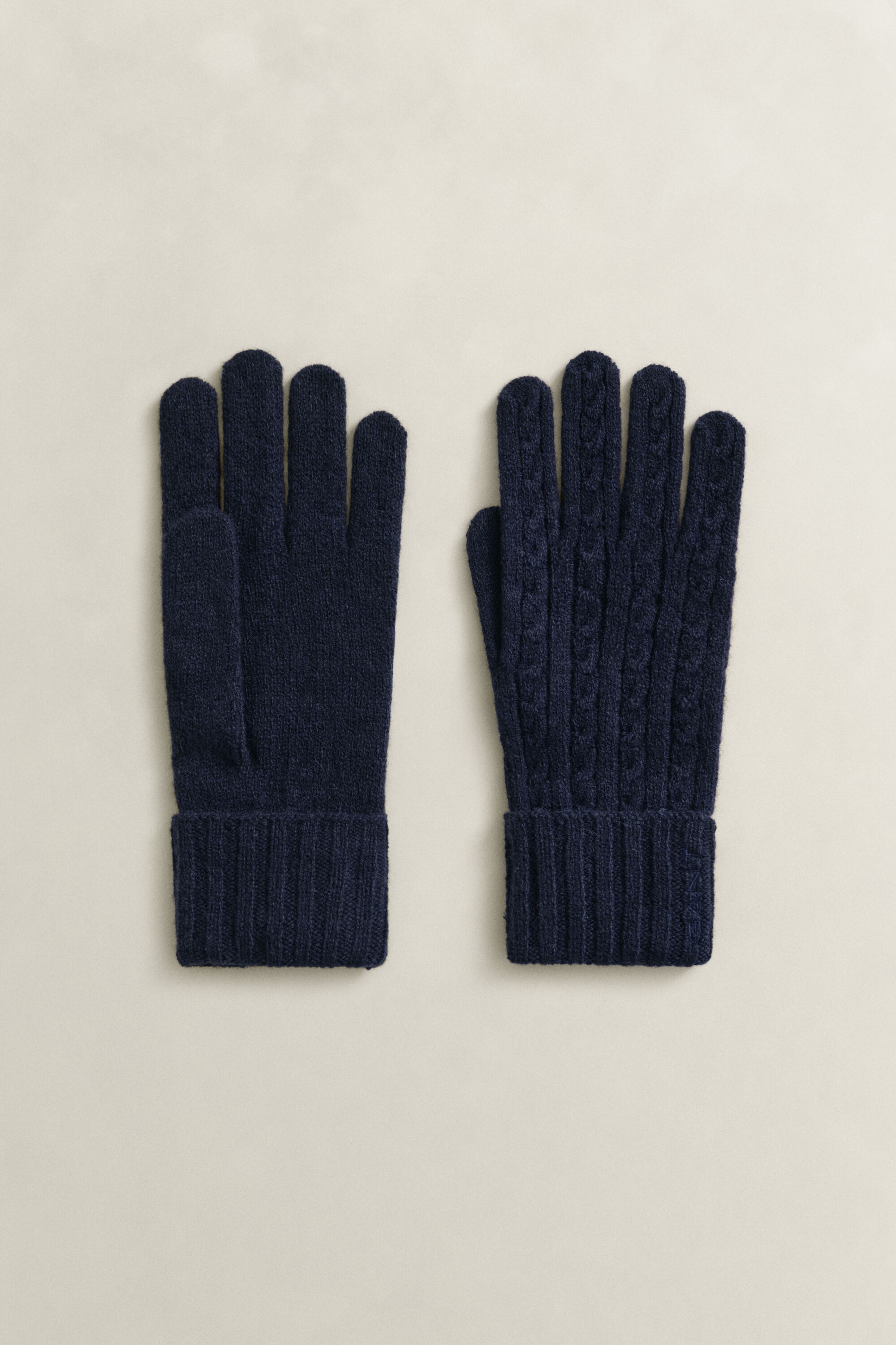 Zopfstrick Handschuhe aus Wolle