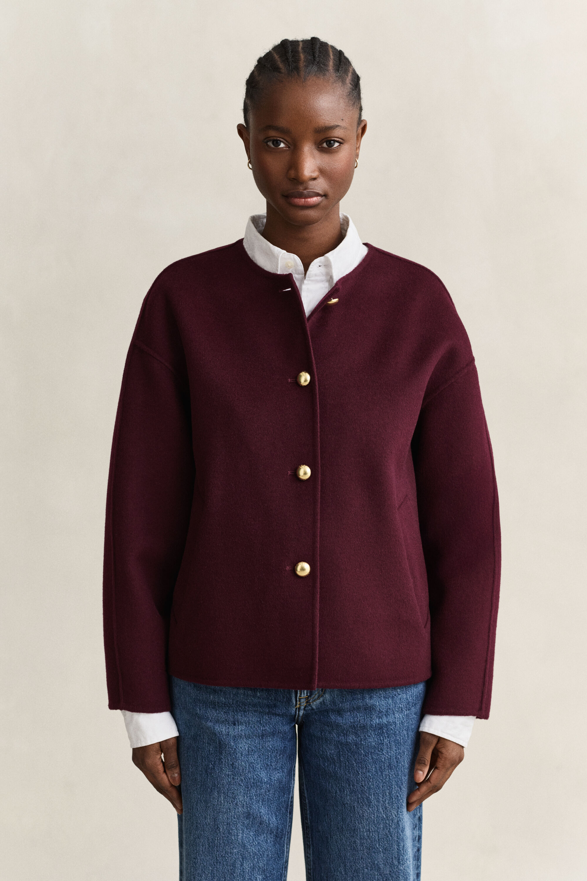Handgenähte Jacke