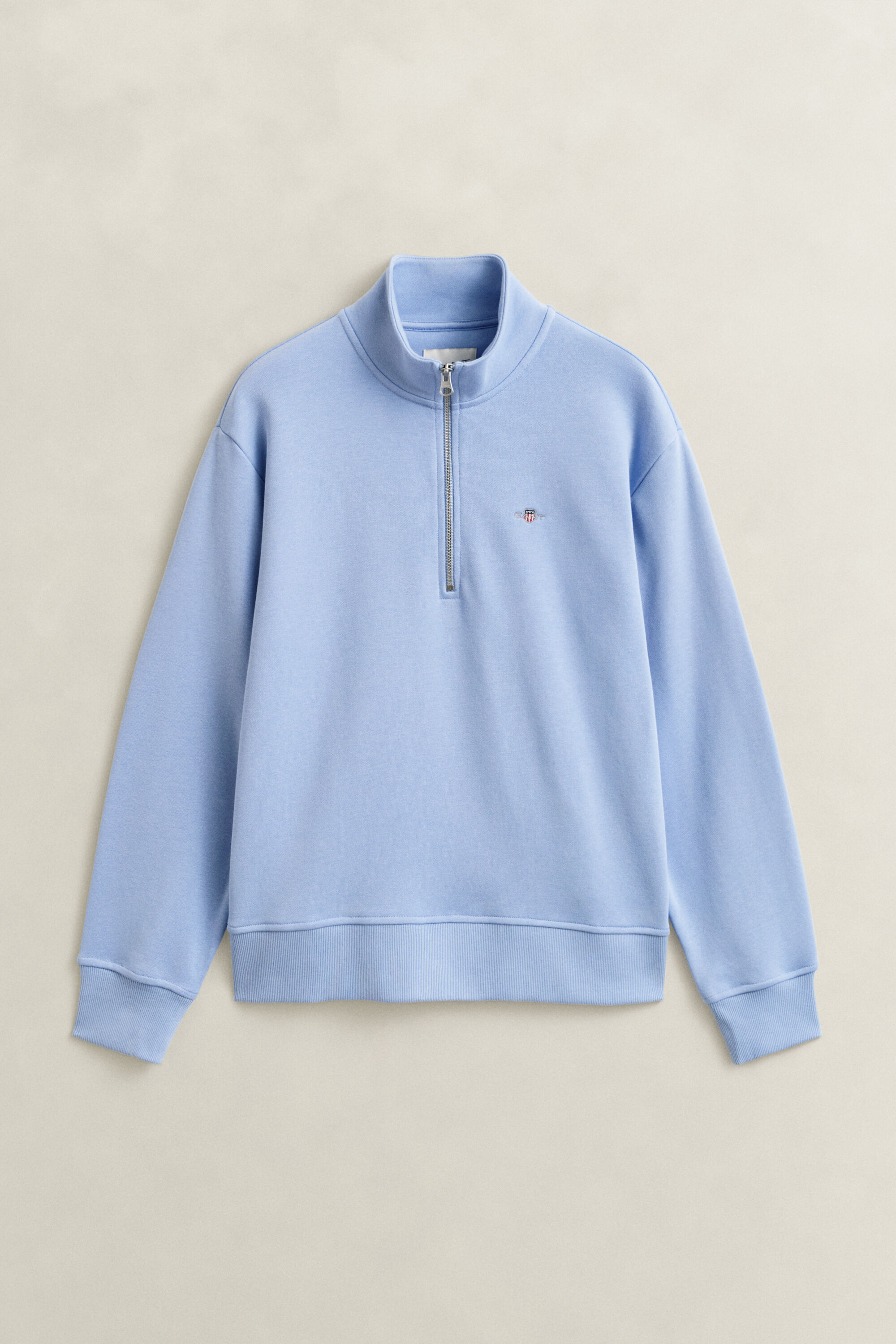 Shield Sweatshirt mit Reißverschlusskragen