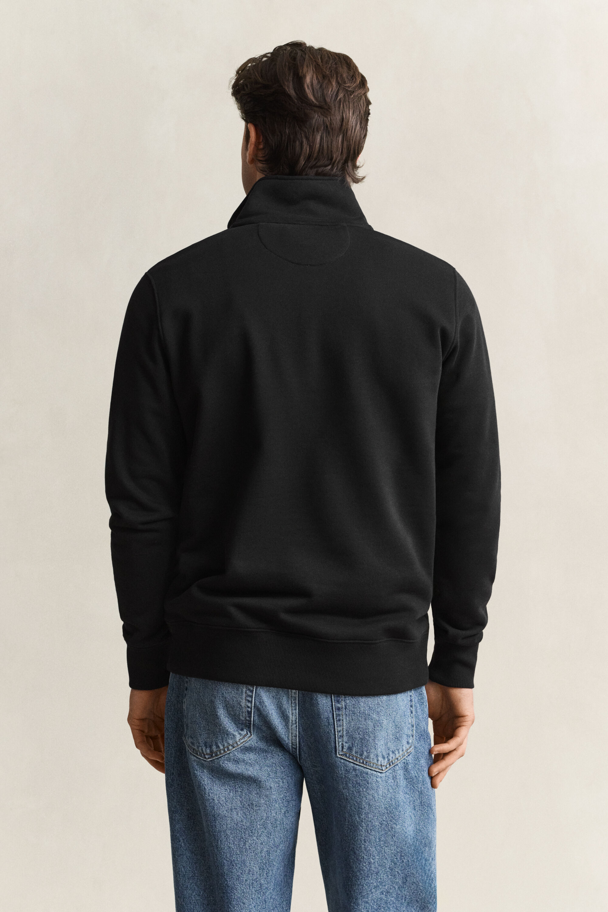 Shield Sweatshirt mit halblangem Reißverschluss
