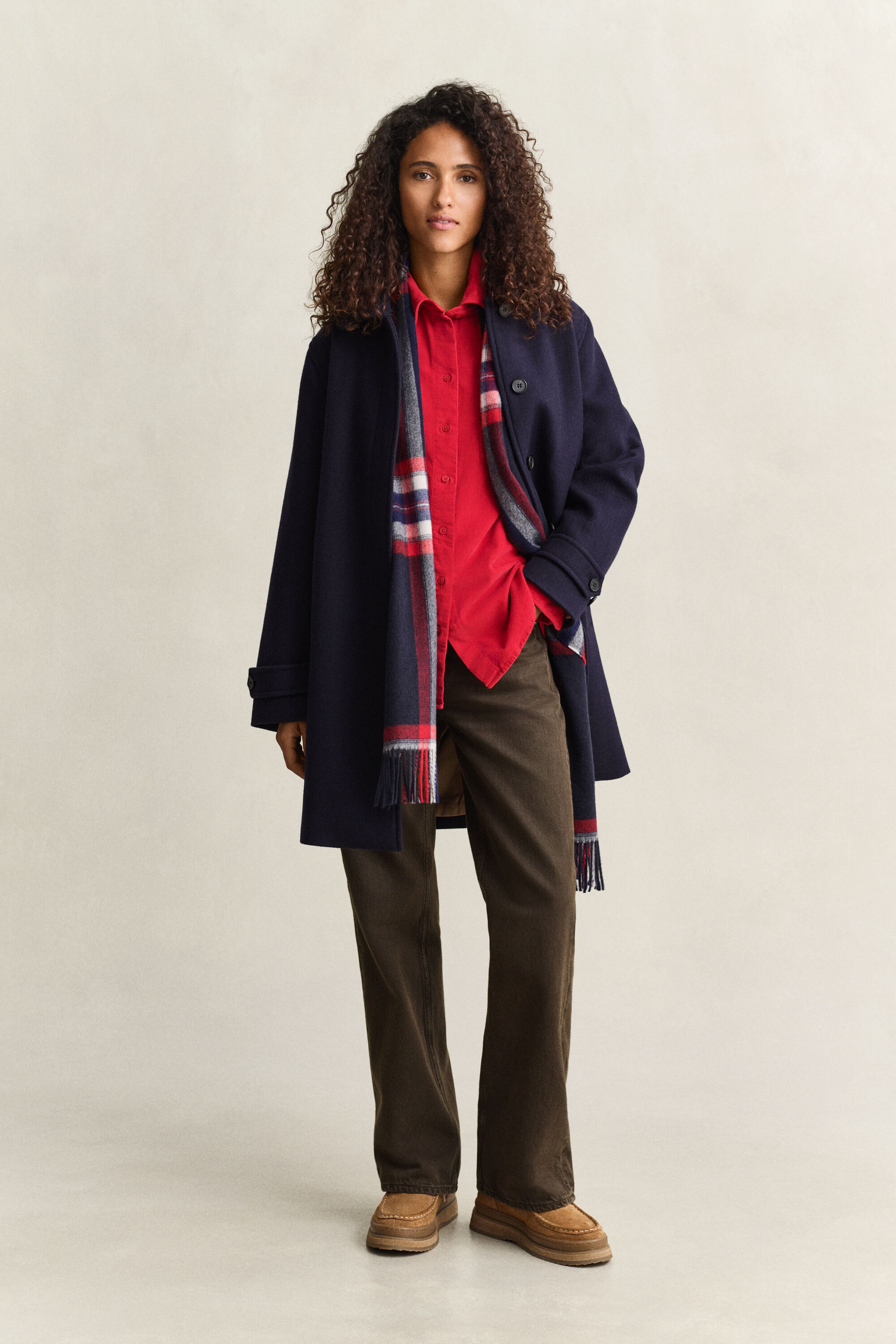 Relaxed Fit Cordbluse
