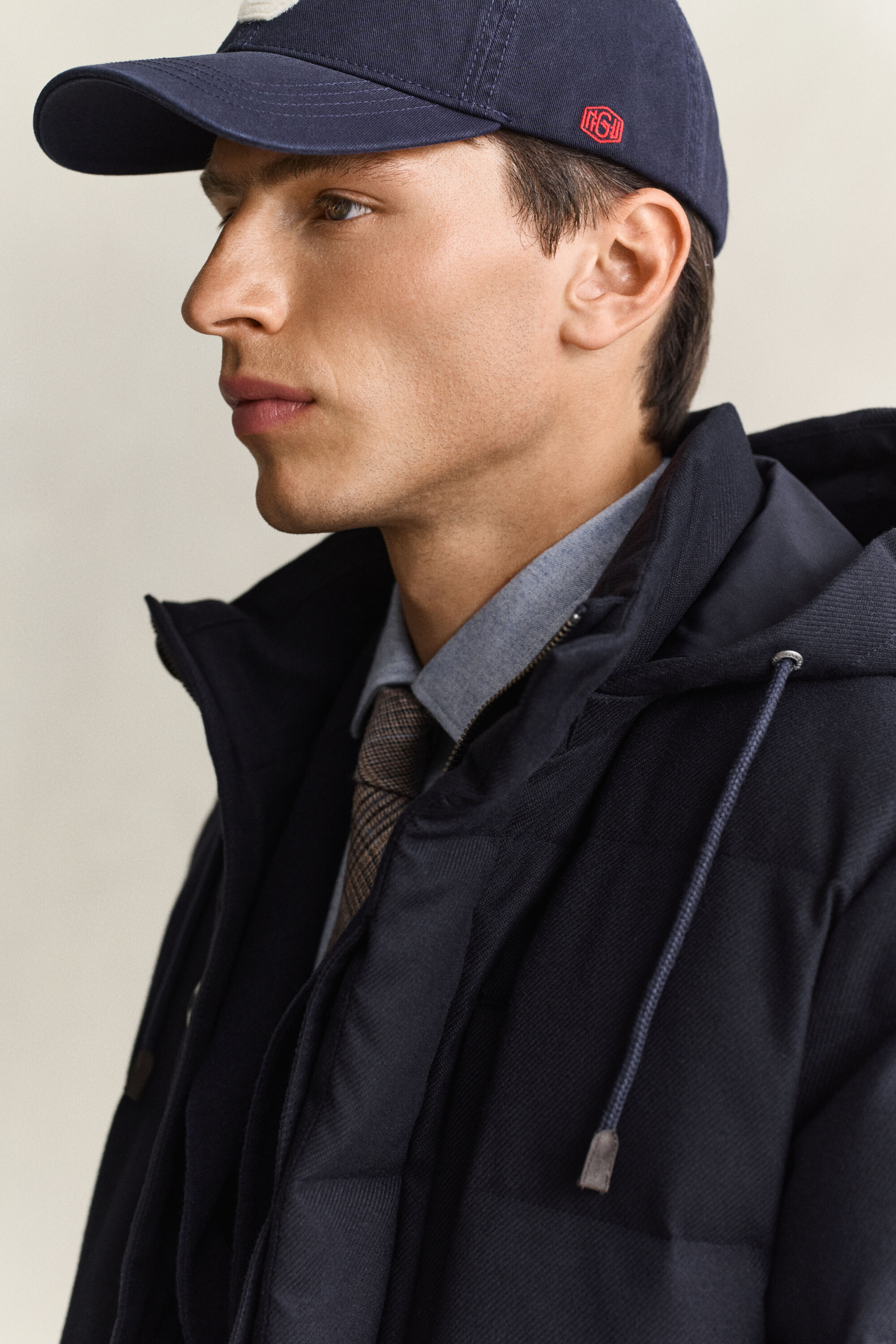 Mittellange Flanelldaunenjacke