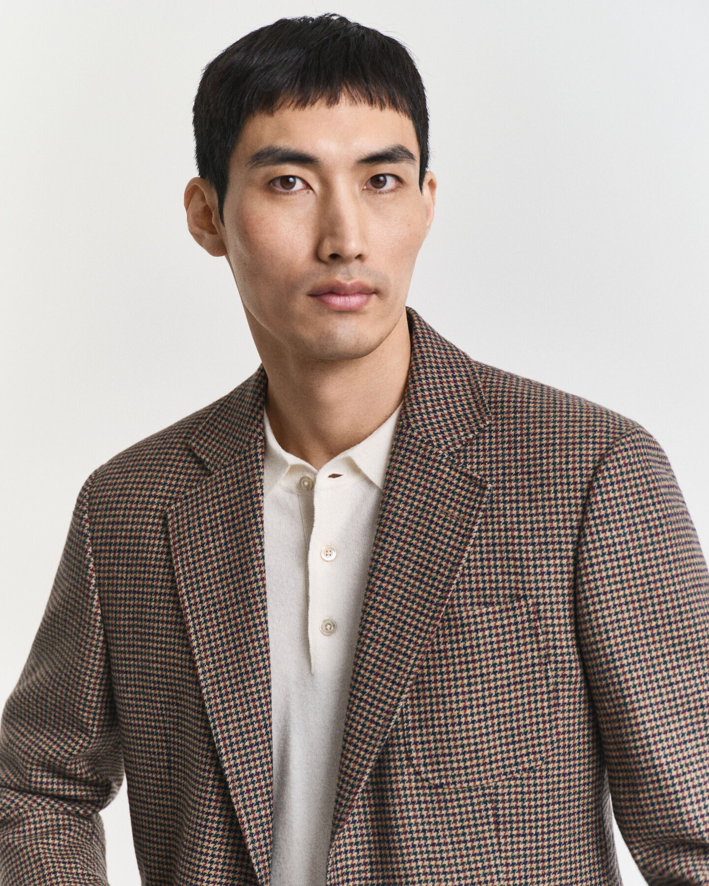 Slim Fit Houndstooth Karosakko