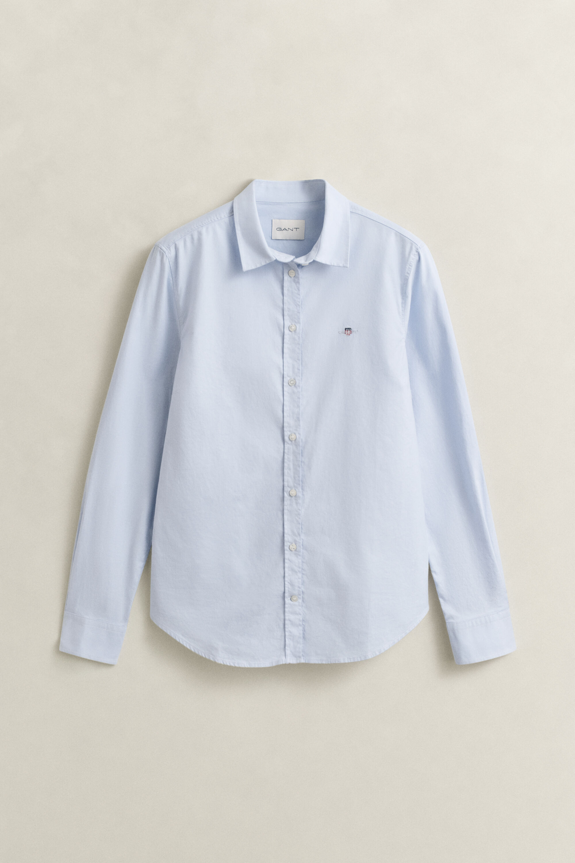 Stretch Oxford-Bluse