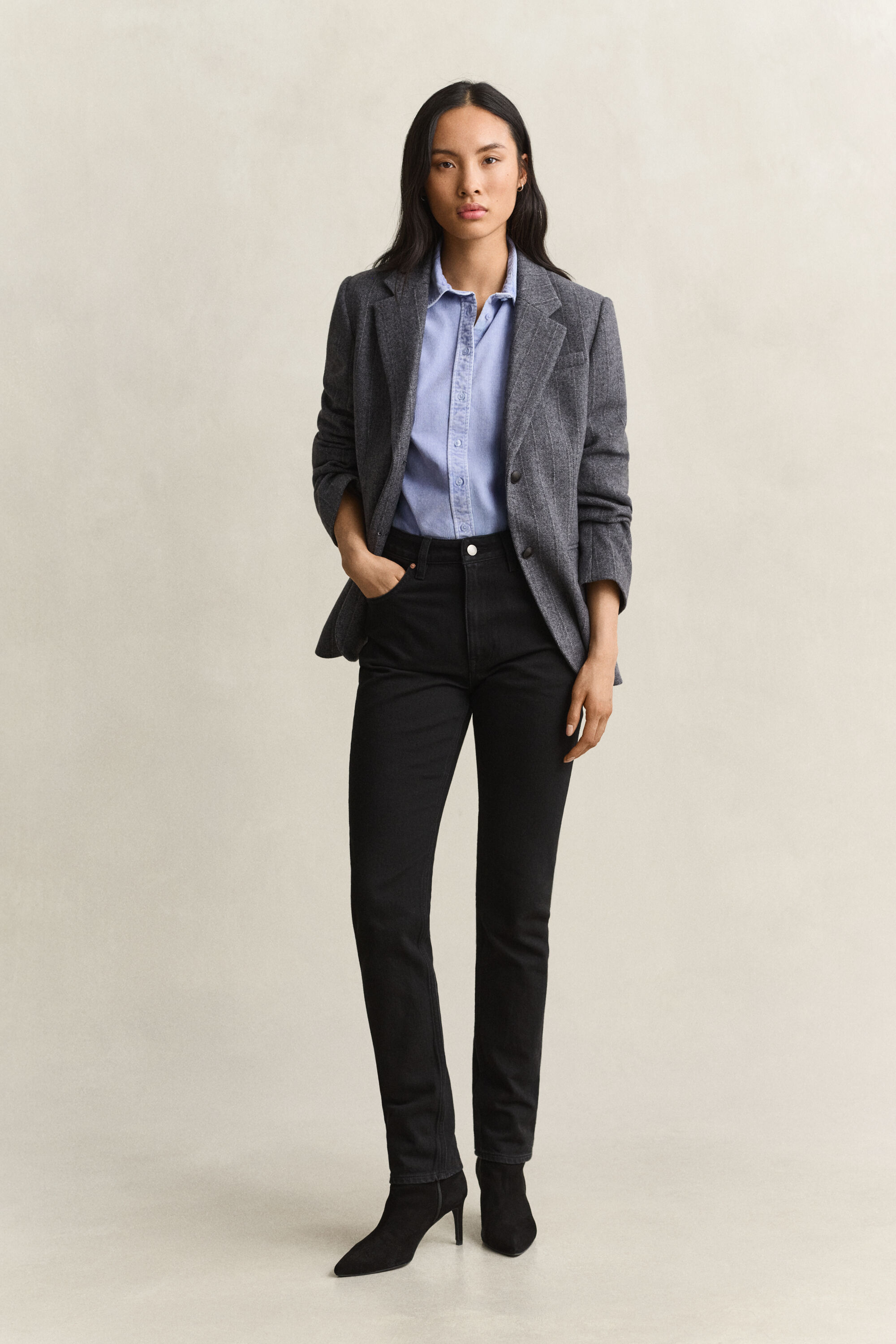 Regular Fit Cordhemd