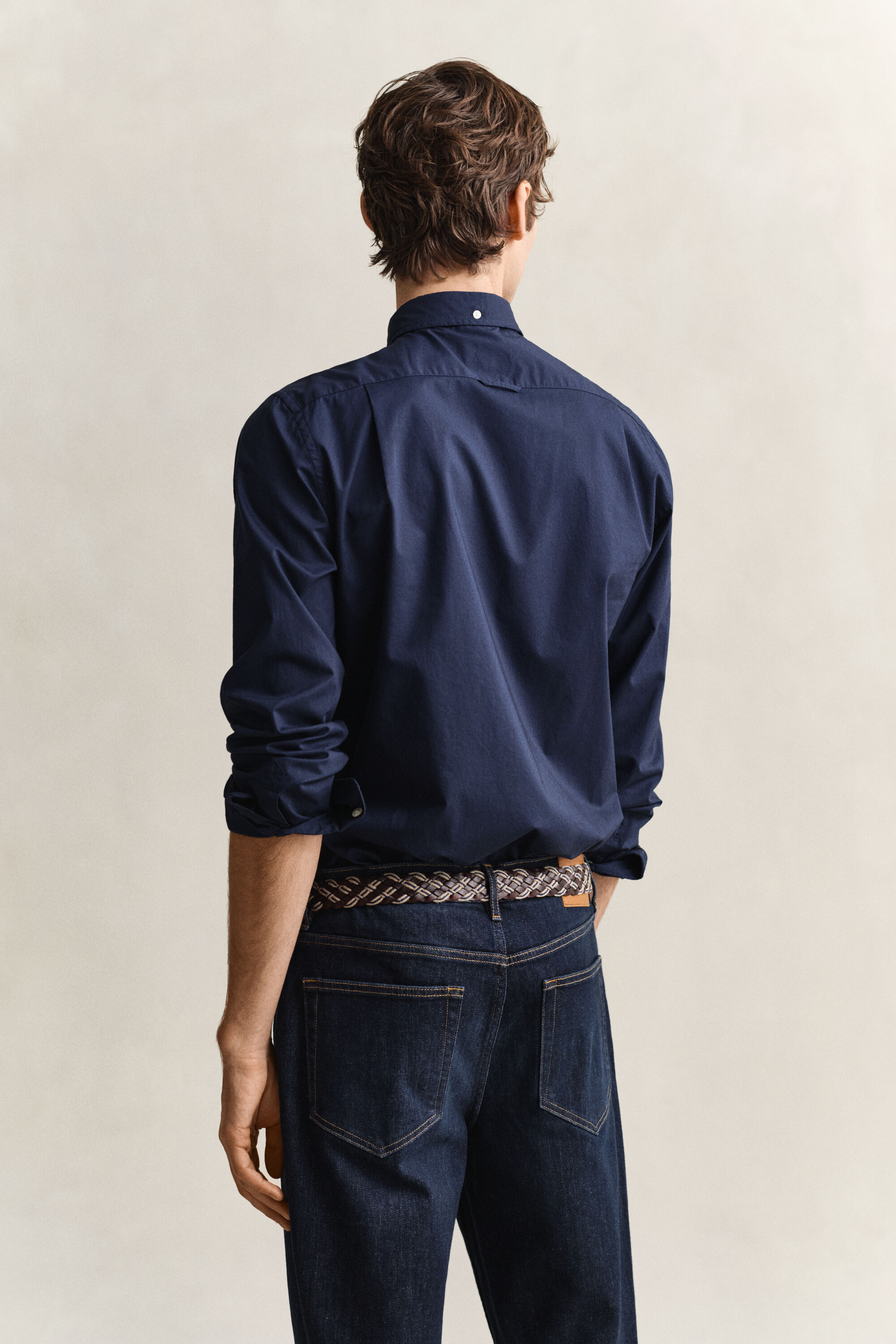 Slim Fit Classic Popeline Hemd