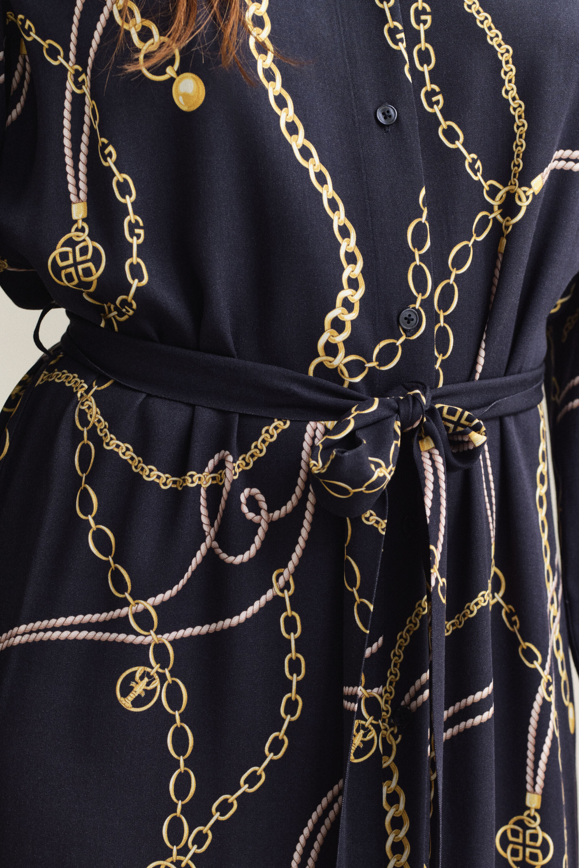 Hemdblusenkleid mit Print