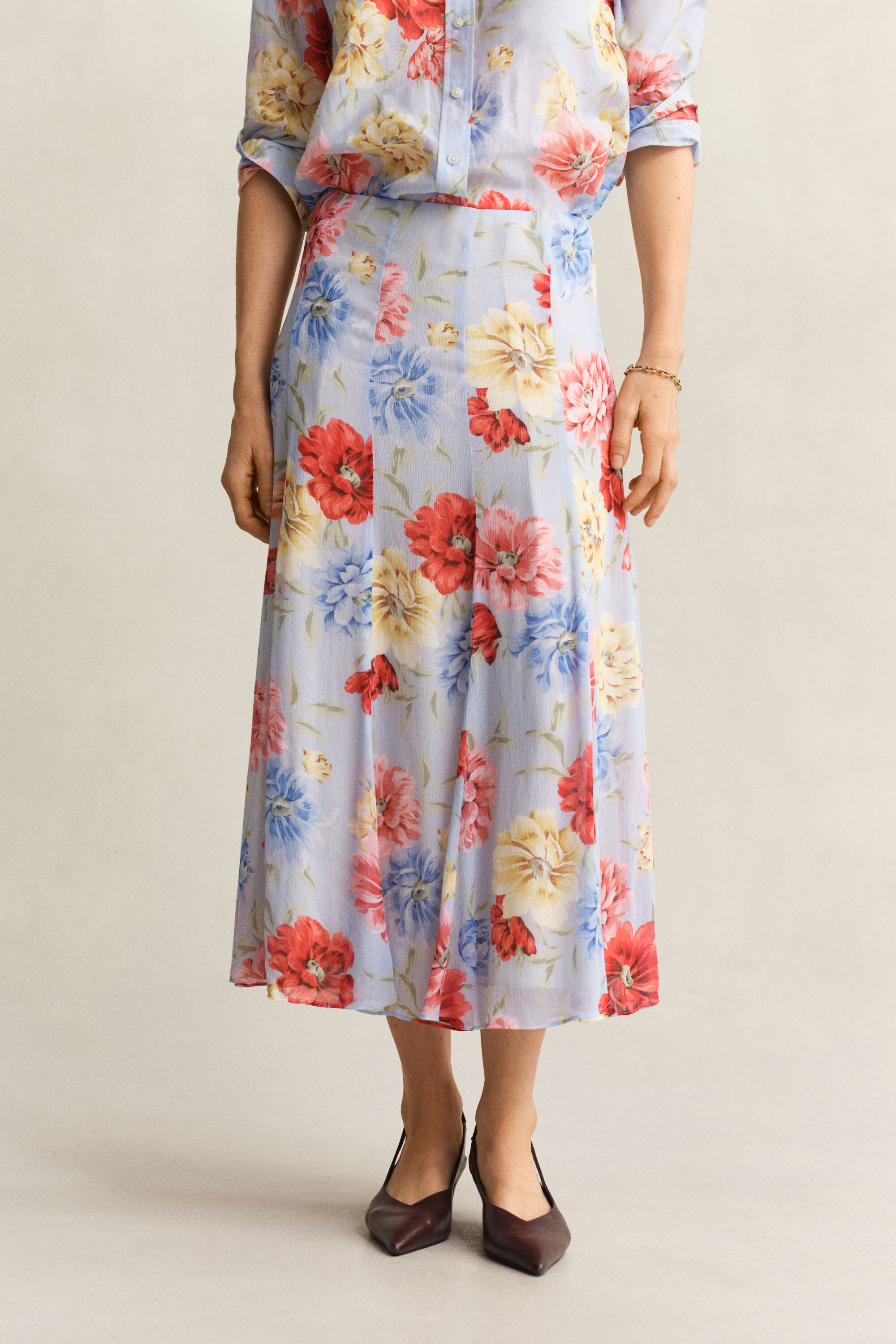 Rock mit Blumenprint