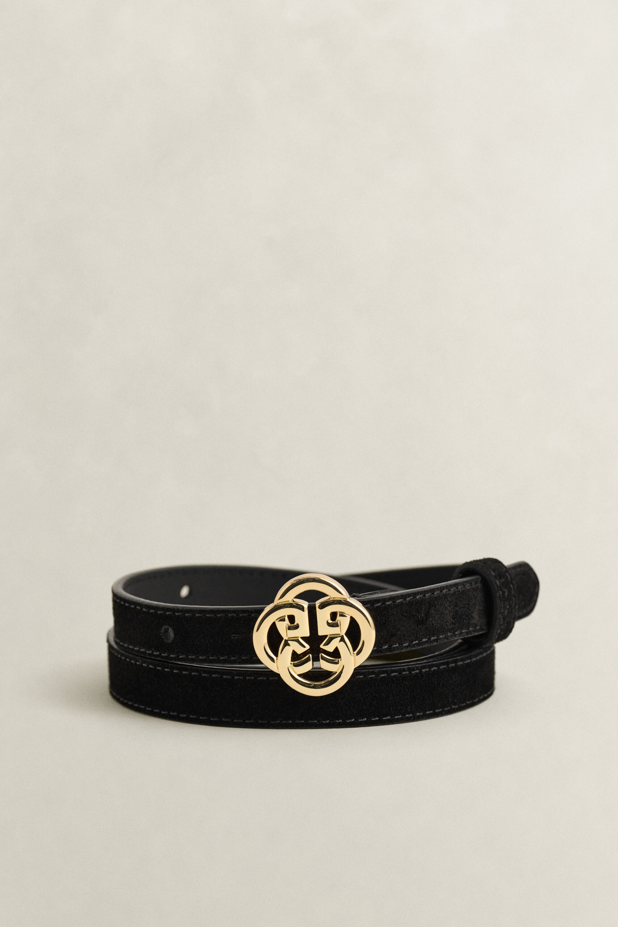 Monogram Gürtel aus Veloursleder