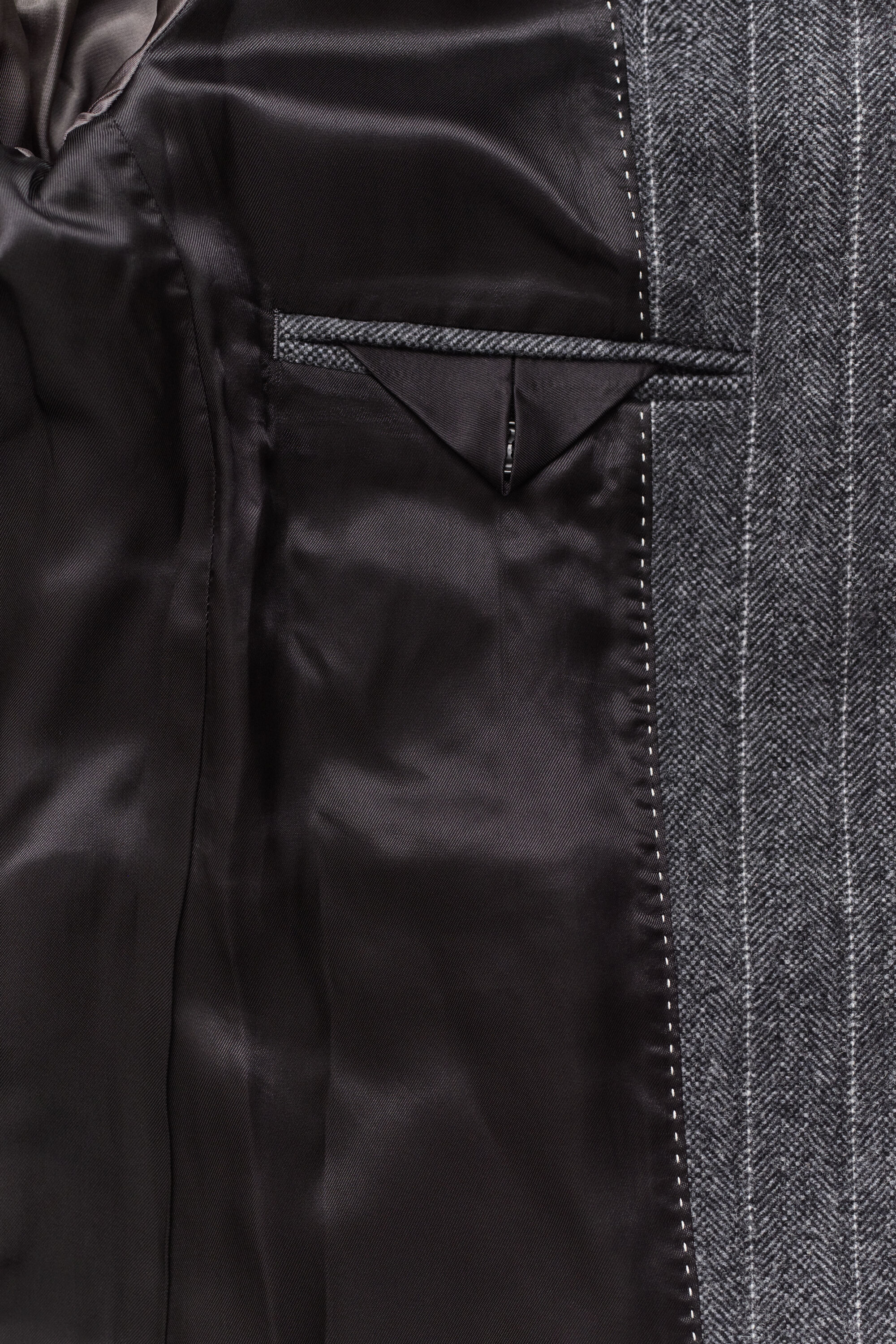 Sanduhr-Blazer mit Nadelstreifen
