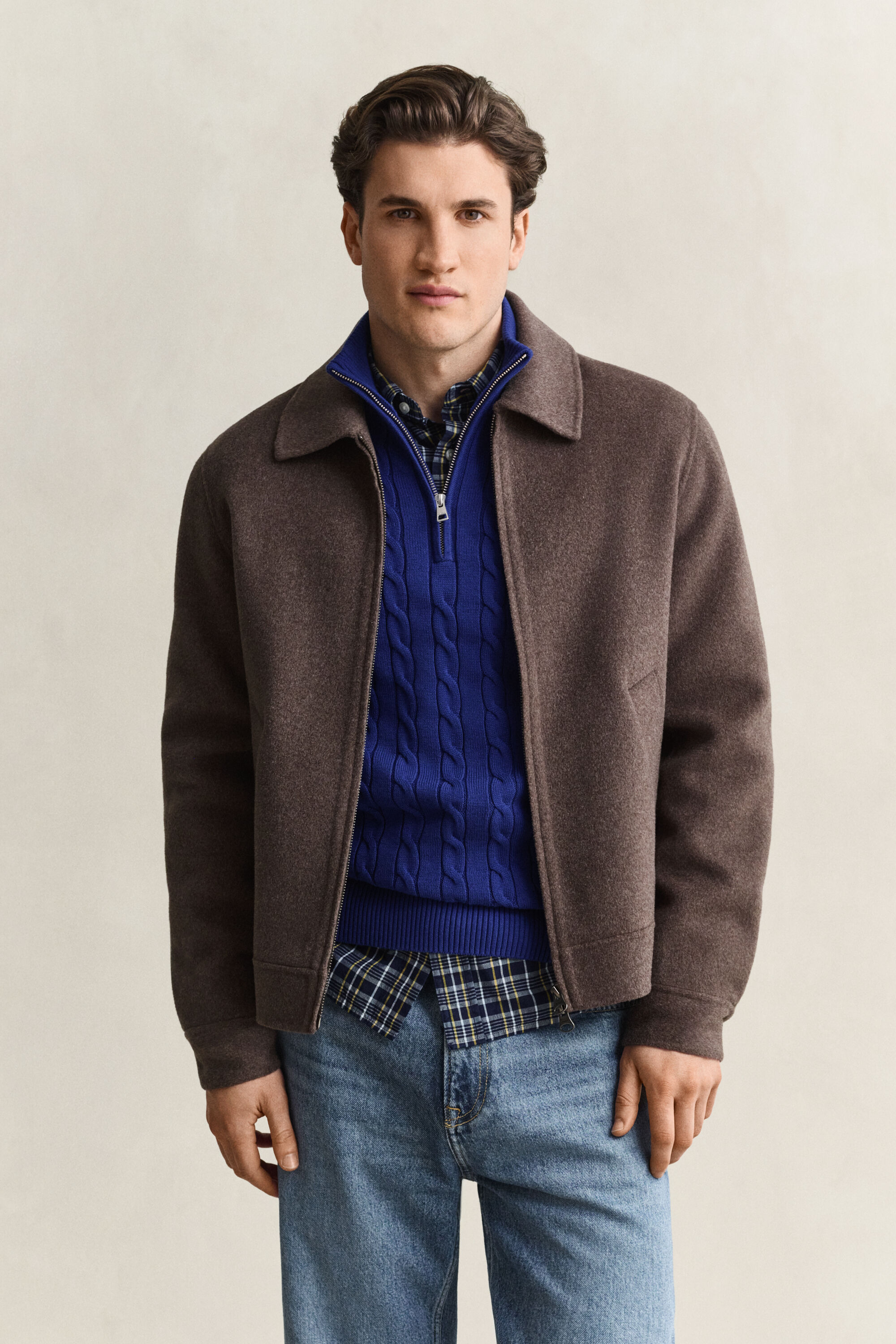Handgenähte Jacke