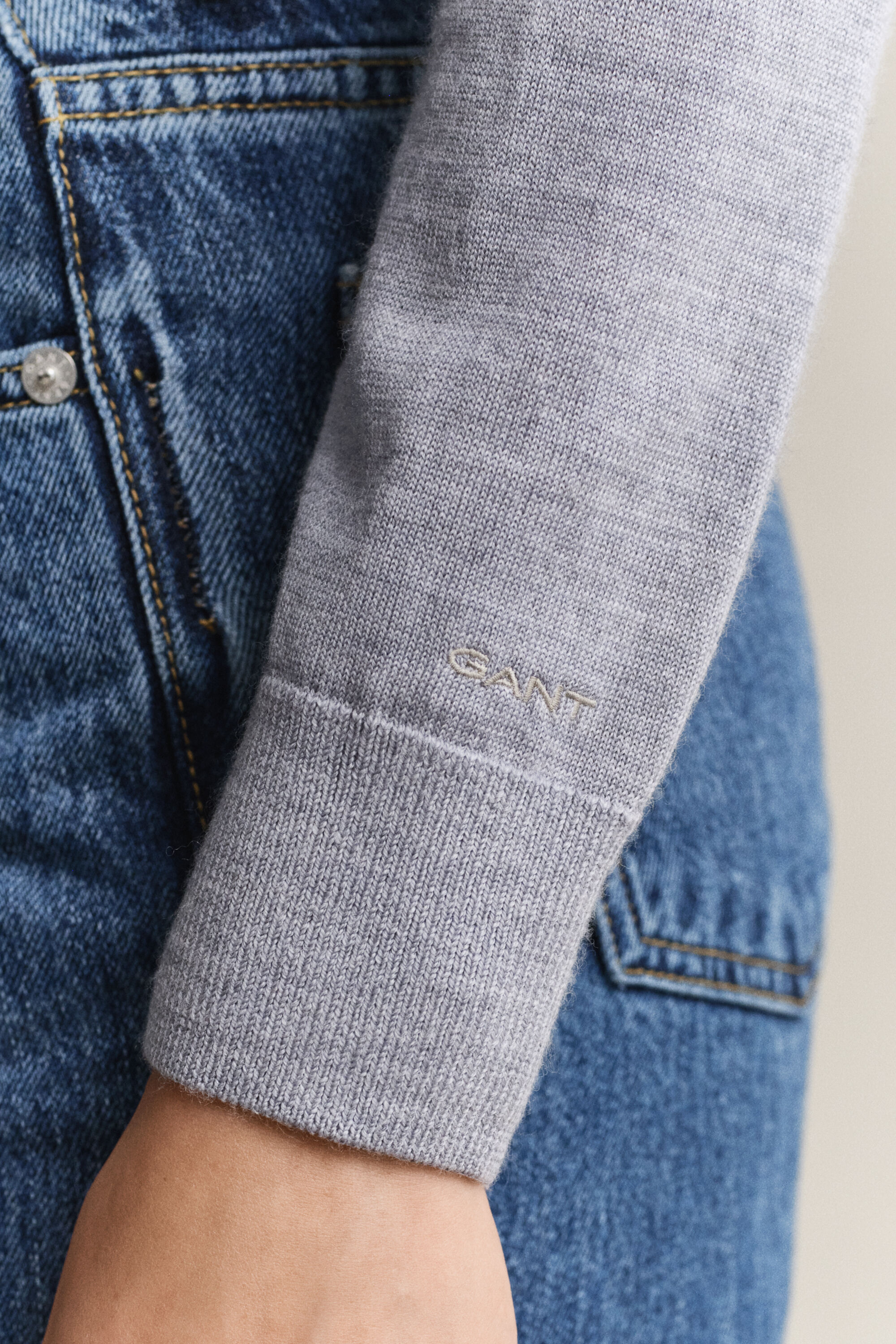 Rollkragenpullover aus extrafeiner Merinowolle