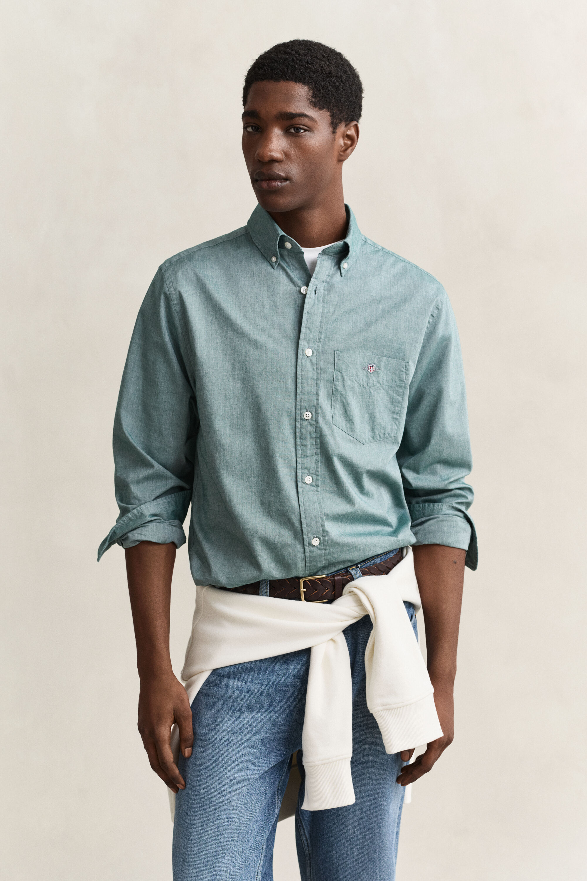 Classic Regular Fit Popeline Hemd