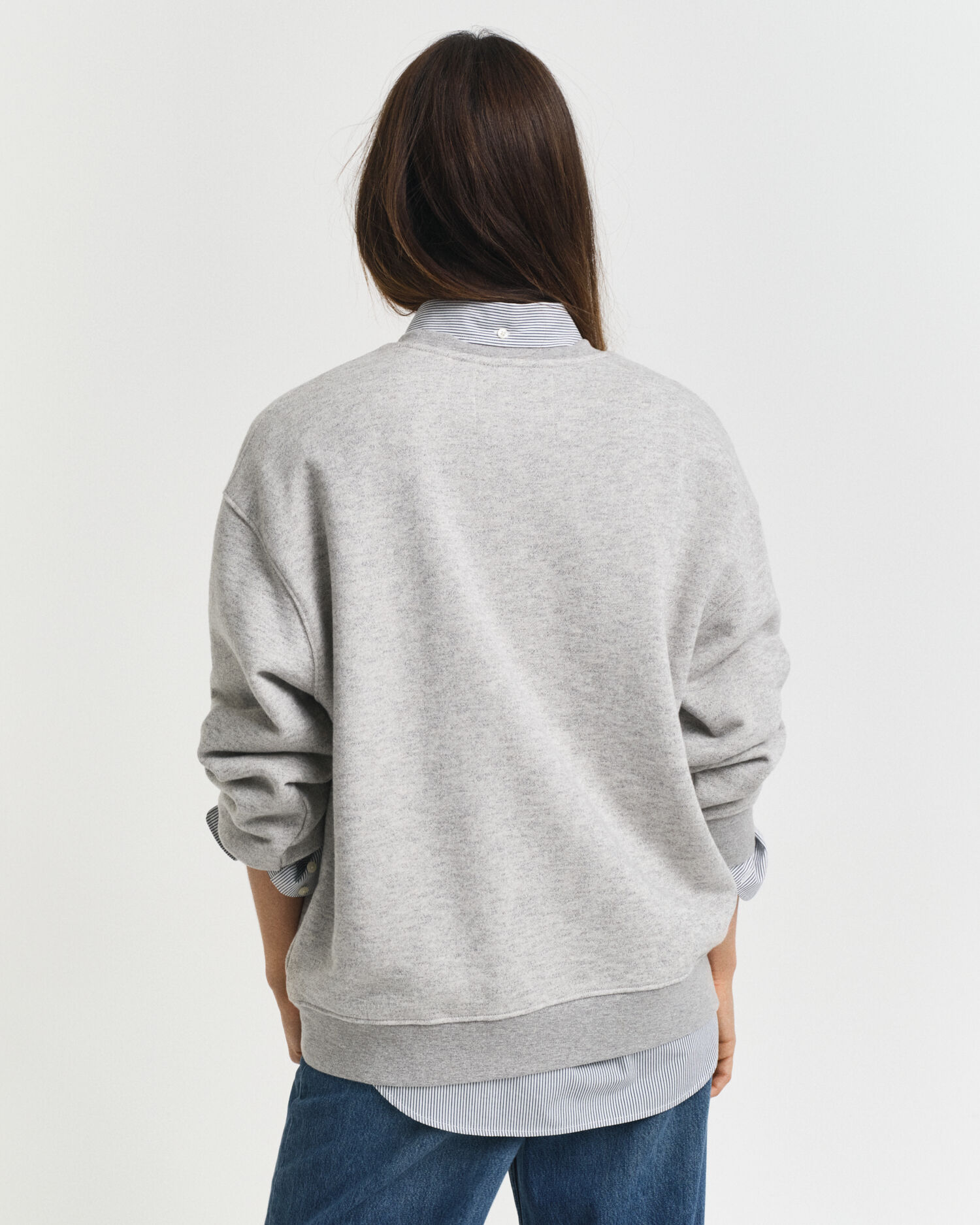 Rundhals-Sweatshirt mit Print
