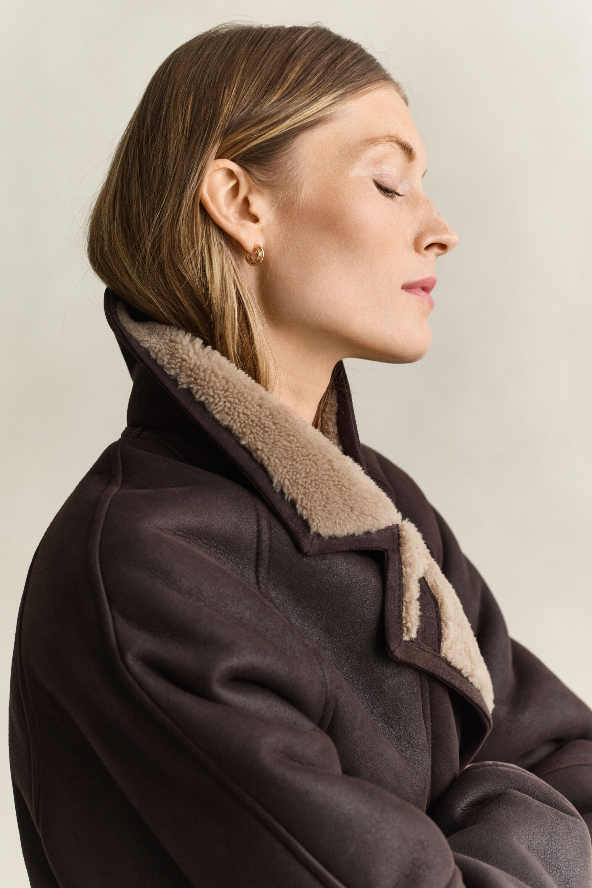 Shearling-Jacke