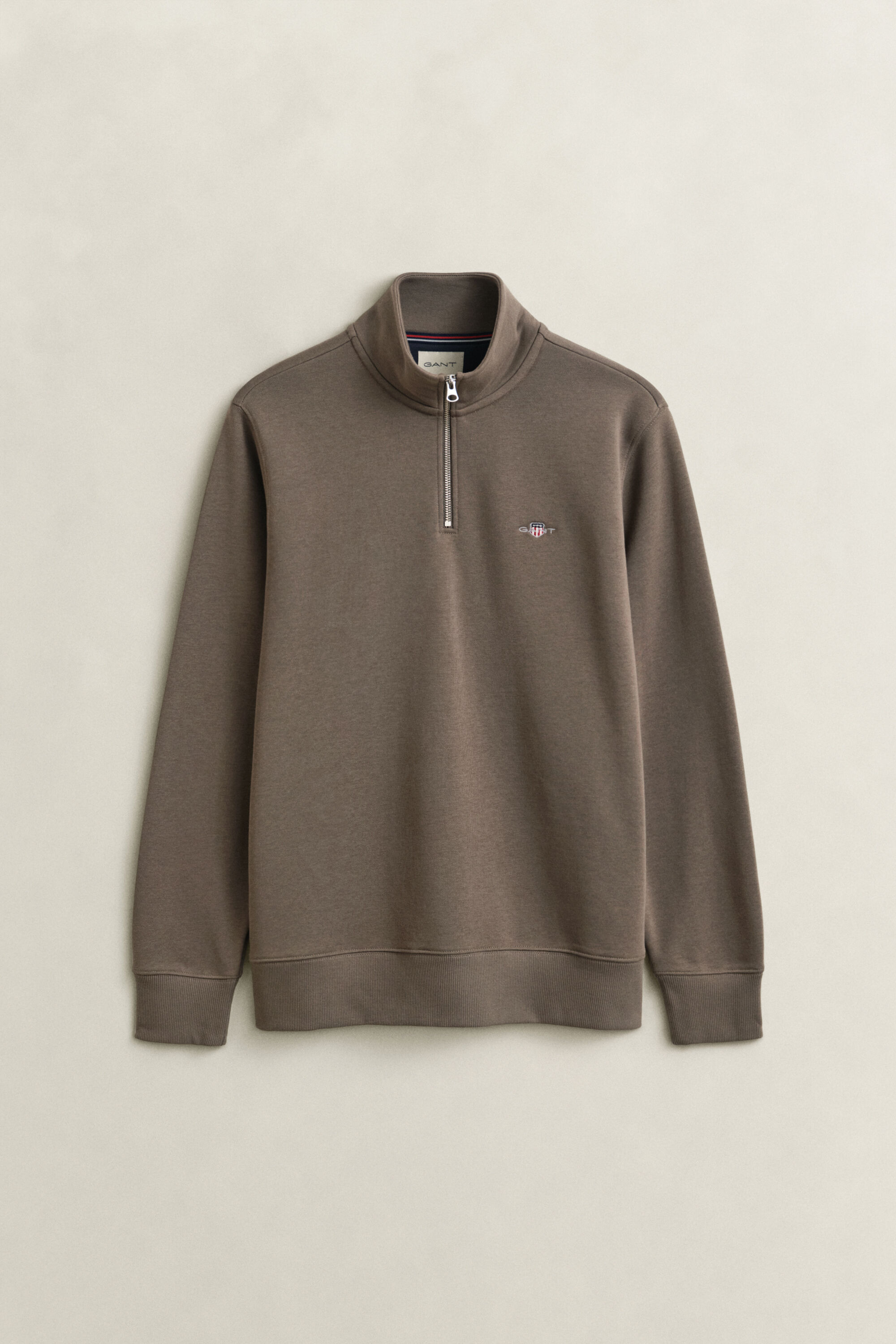 Shield Sweatshirt mit halblangem Reißverschluss
