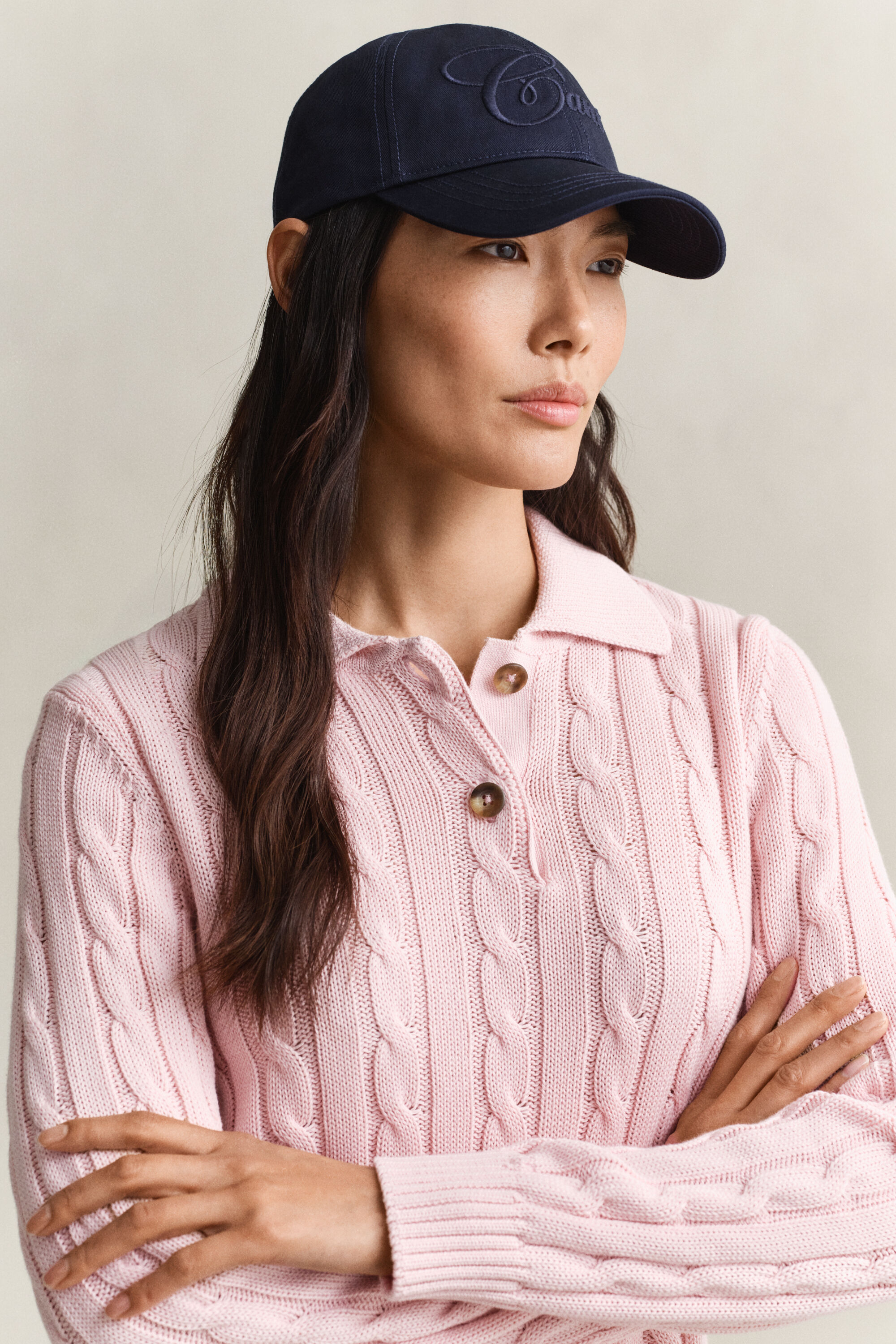 Zopfstrick Pullover aus Baumwolle