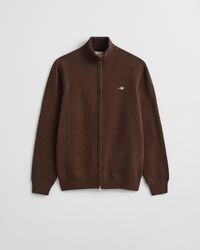 Casual Cotton Strickjacke mit Rei&szlig;verschluss