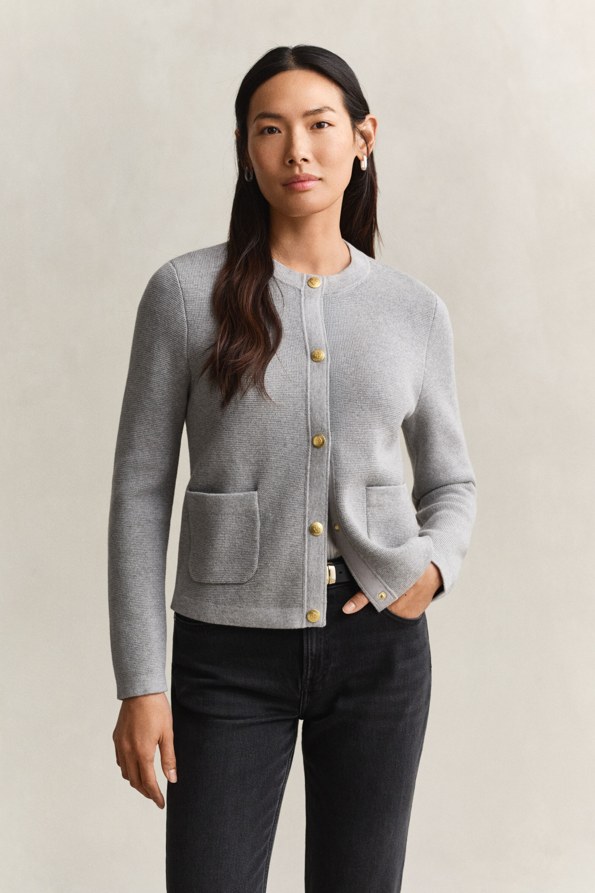 Strickjacke aus Baumwolle