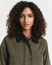 Waxed Cotton Kurzmantel