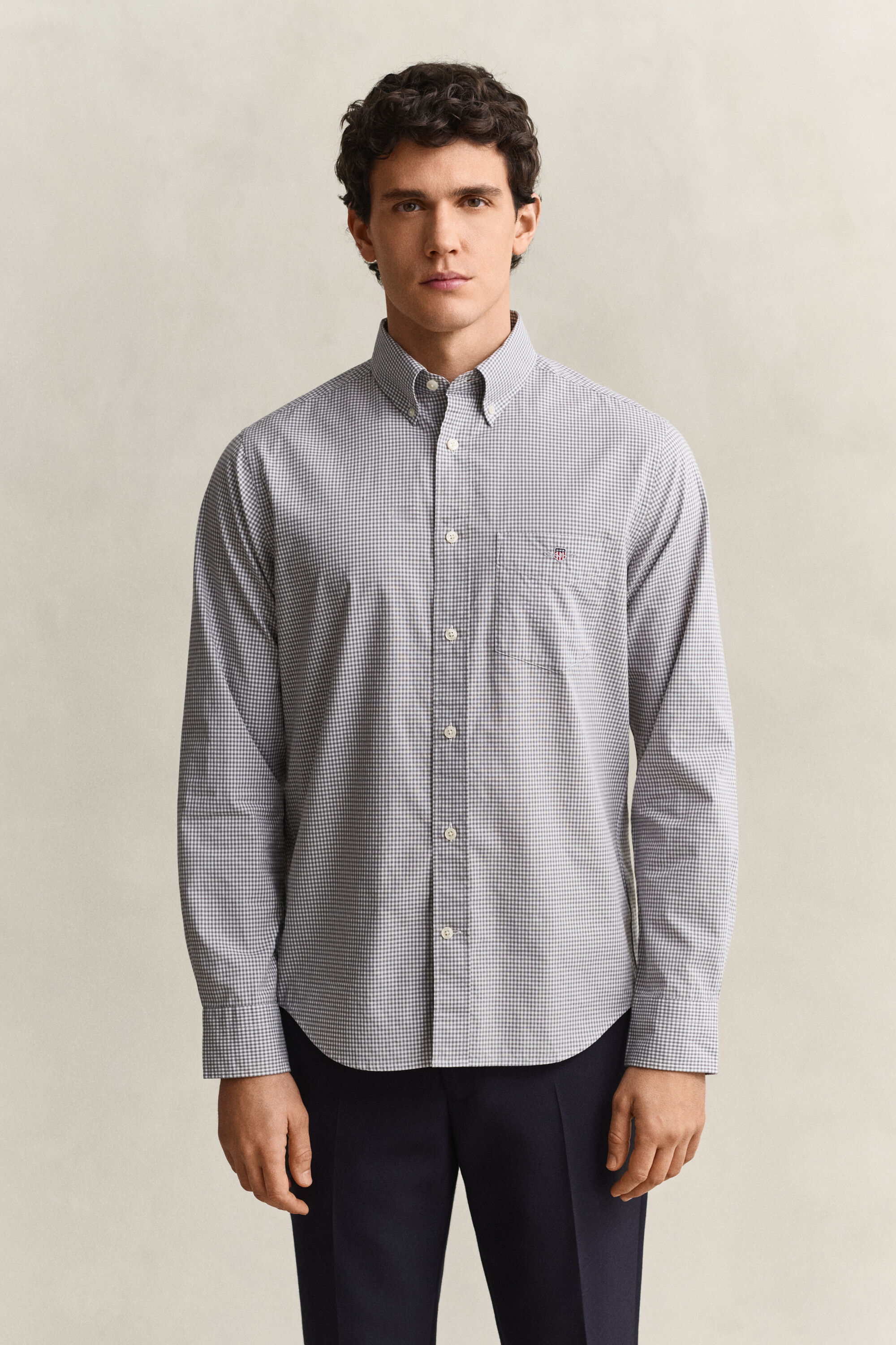 Gingham Classic Popeline Hemd