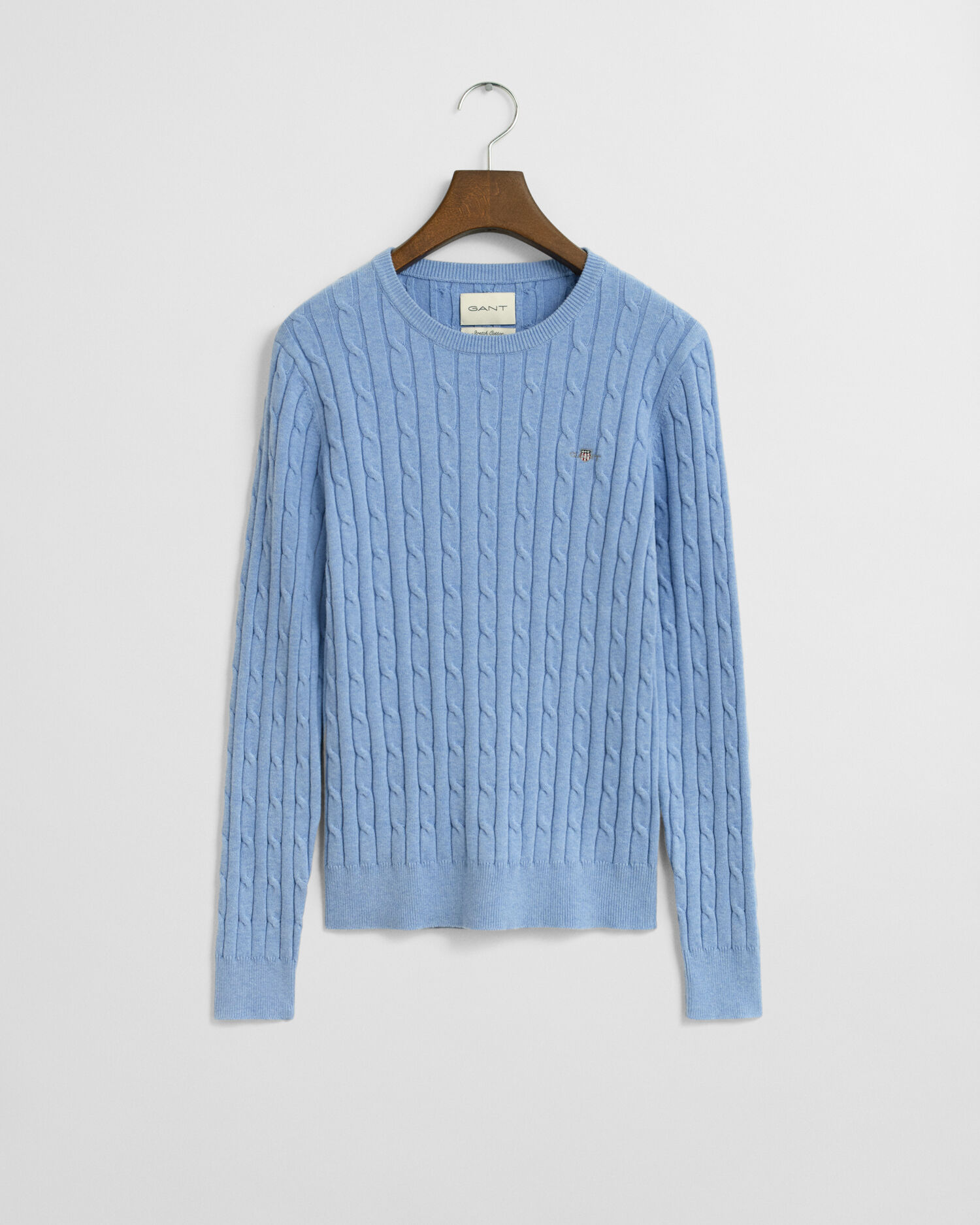 Zopfstrick Rundhalspullover