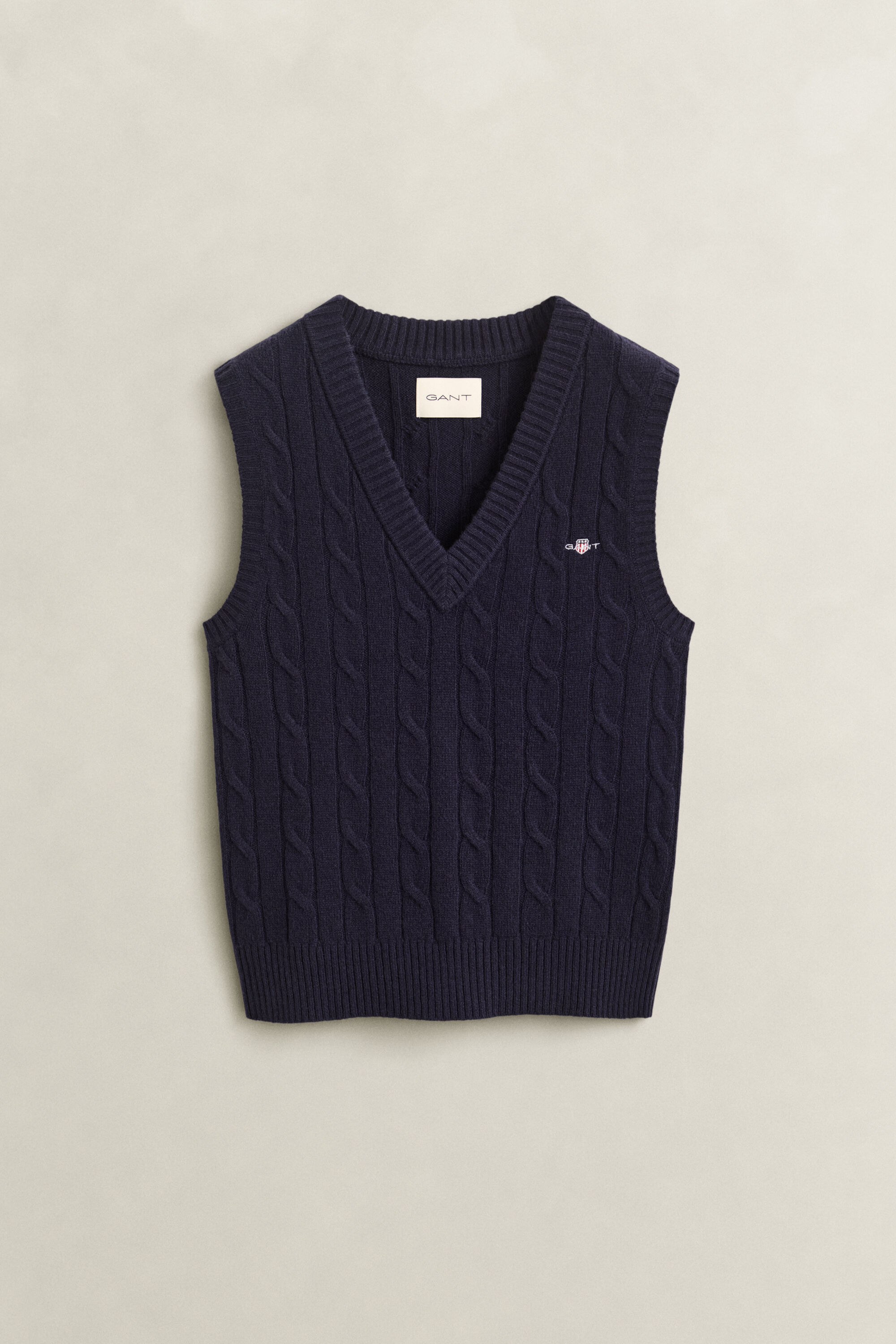 Zopfstrick Pullunder aus Lambswool