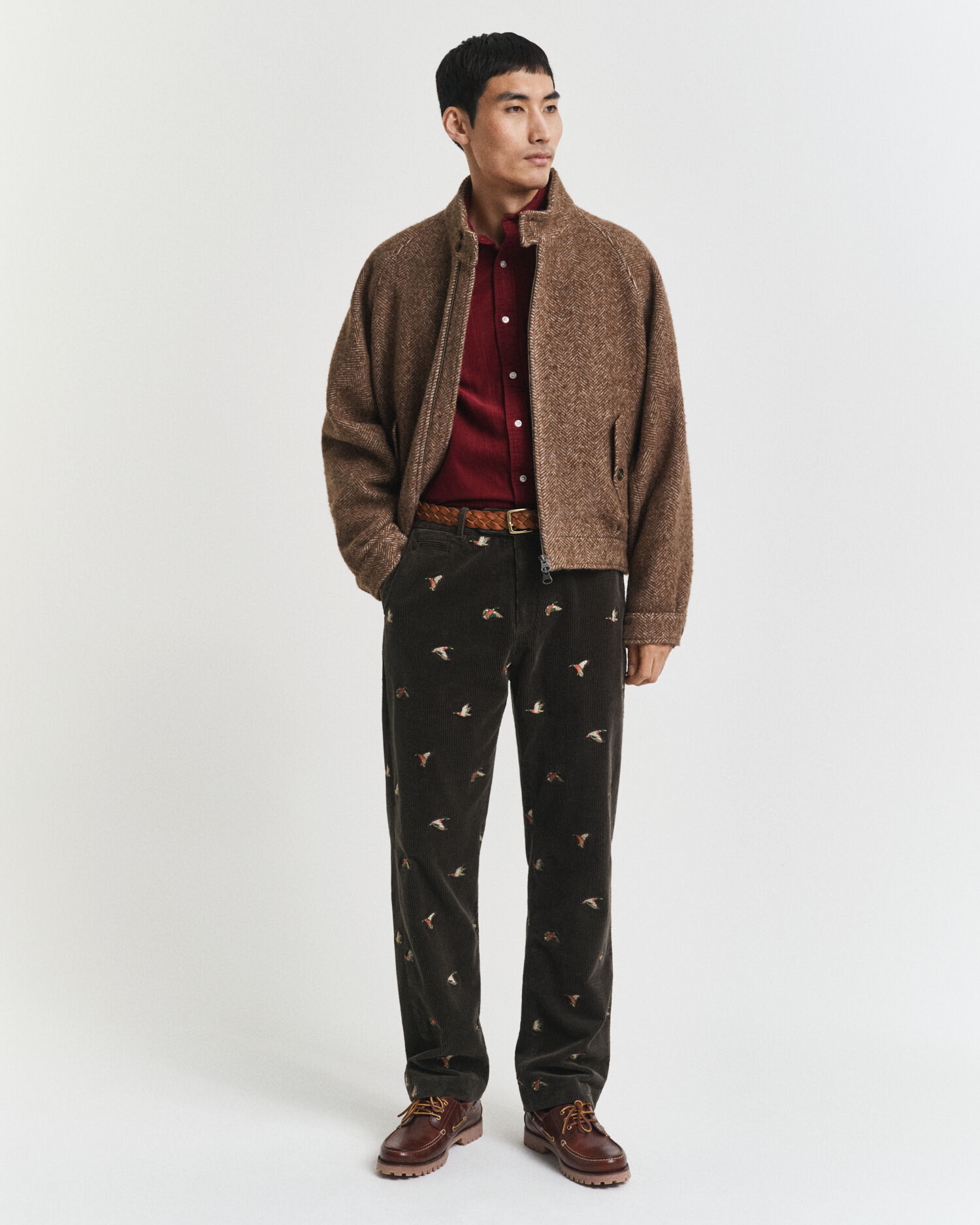 Regular Fit Cordhemd